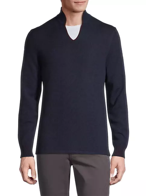 Shop Sease Ellen Cashmere Melange Sweater | Saks Fifth Avenue | Rundhalsshirts