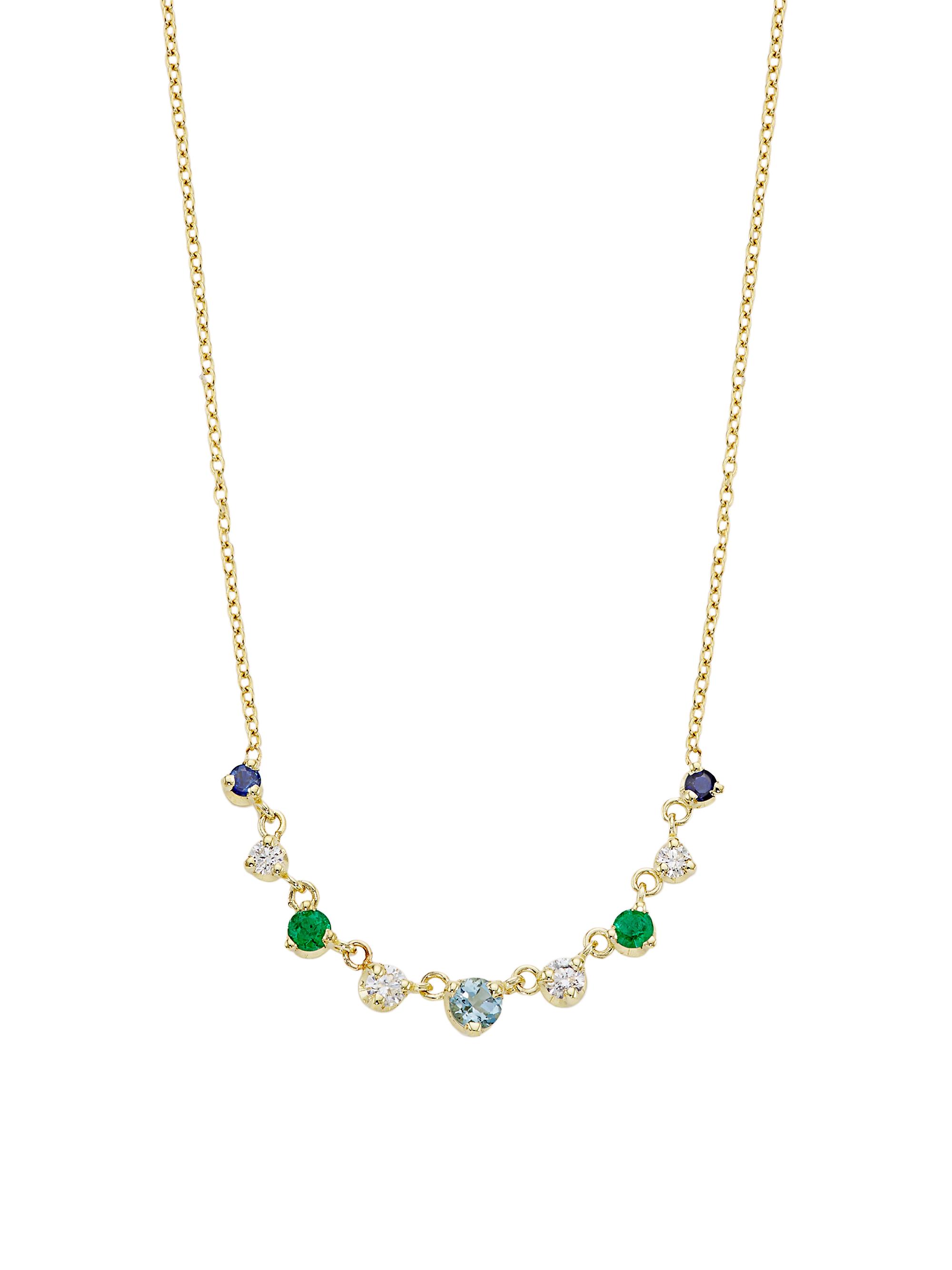 Zoë Chicco Women's 14K Yellow Gold & Multi-Gemstone Necklace - Yellow Gold