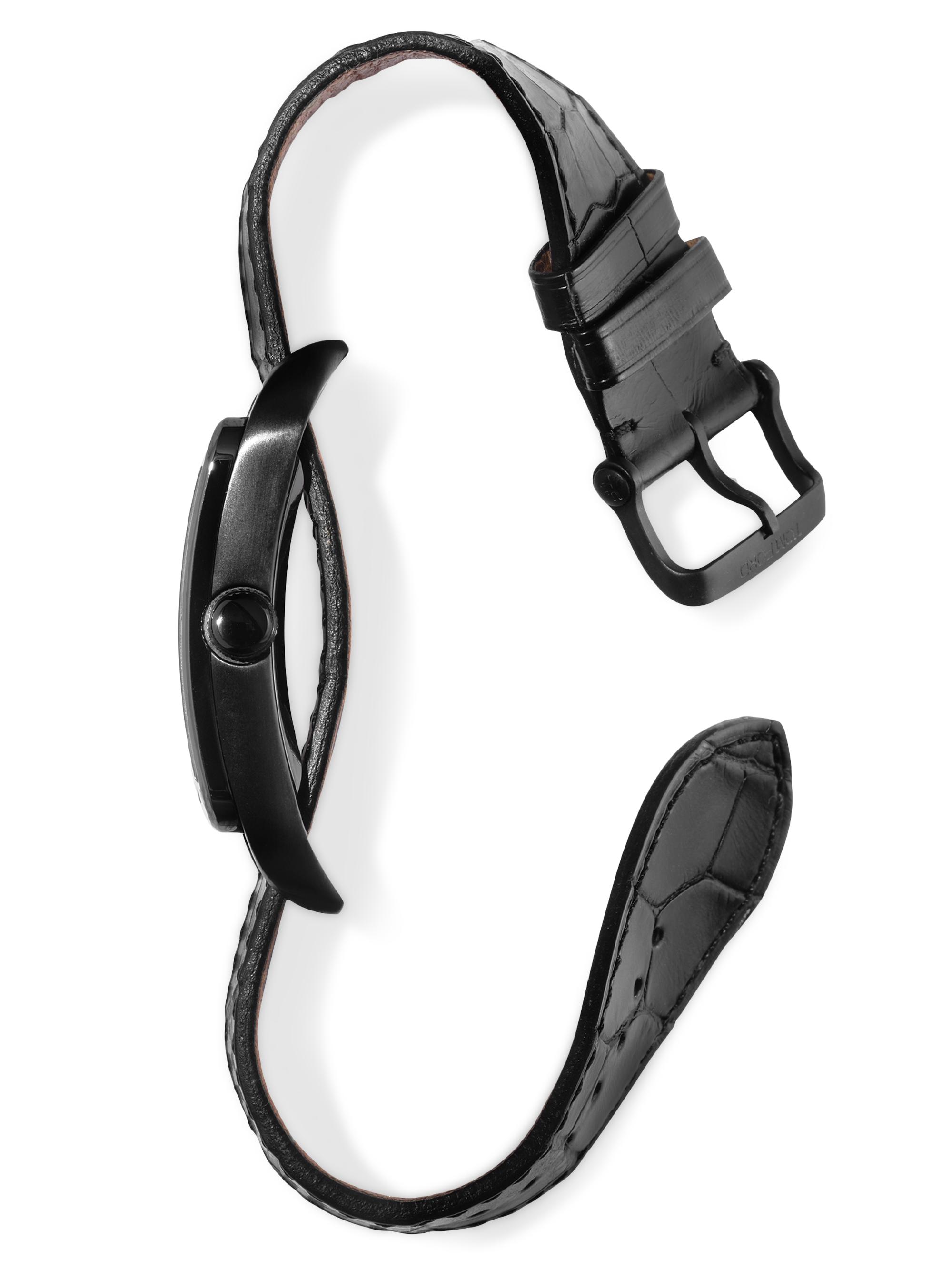 TOM FORD N.003 Stainless Steel & Alligator Strap Watch | Saks