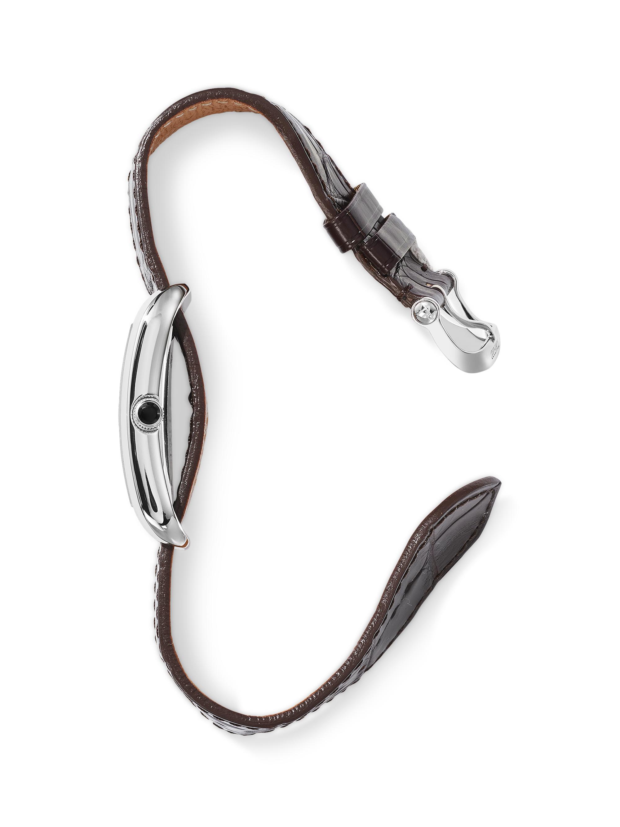 TOM FORD N.001 Stainless Steel & Leather Strap Watch | Saks Fifth
