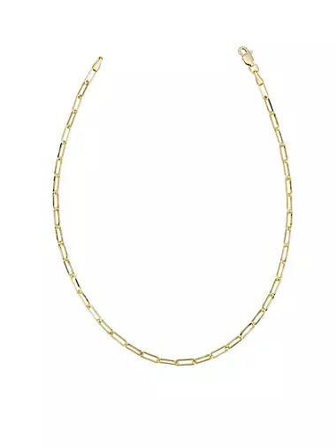 14K Yellow Gold Venice Link Petite Anklet