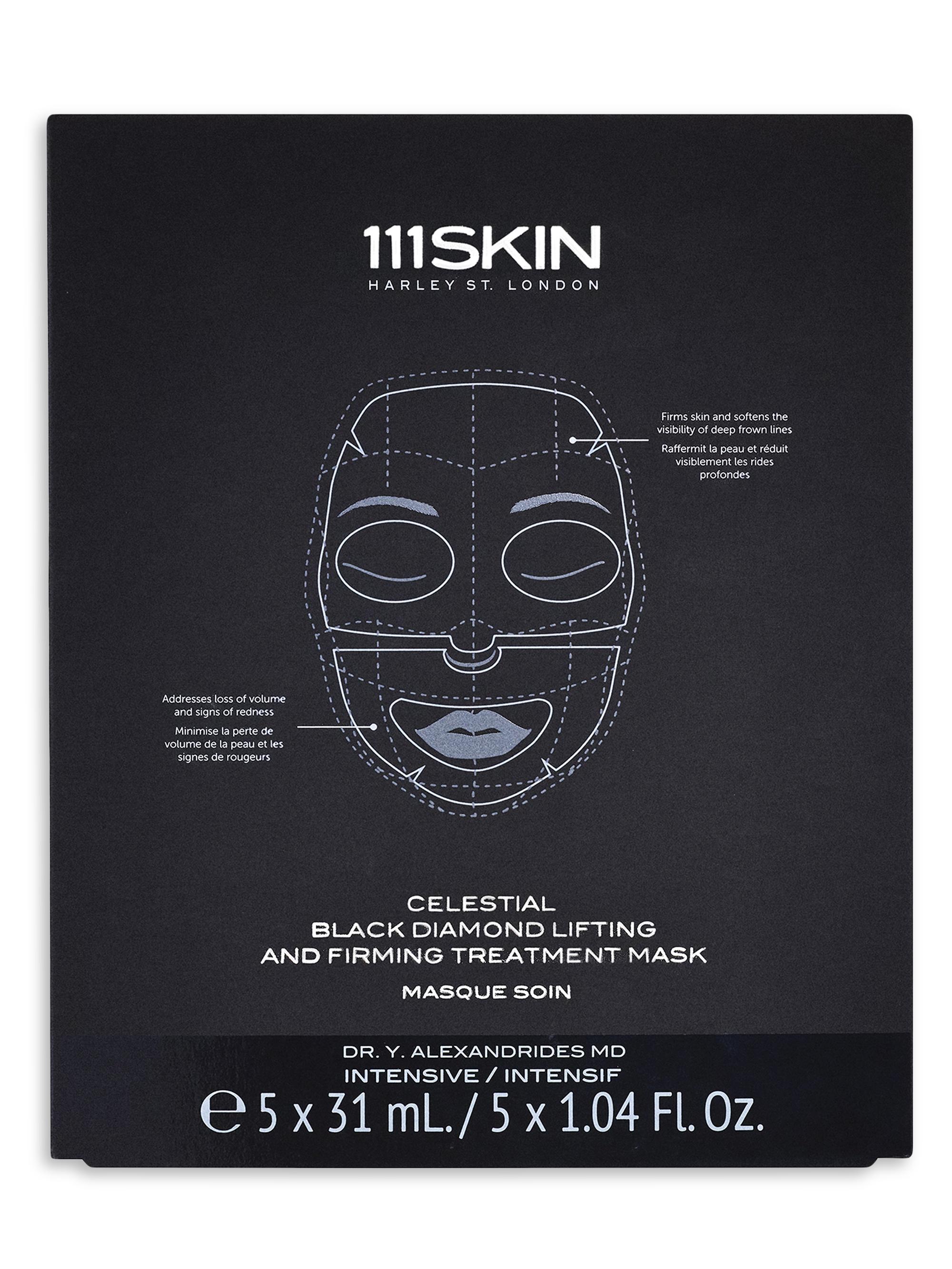 111SKIN Women's Celestial Black Diamond Lifting & Firming 5-Piece Facial Mask Set