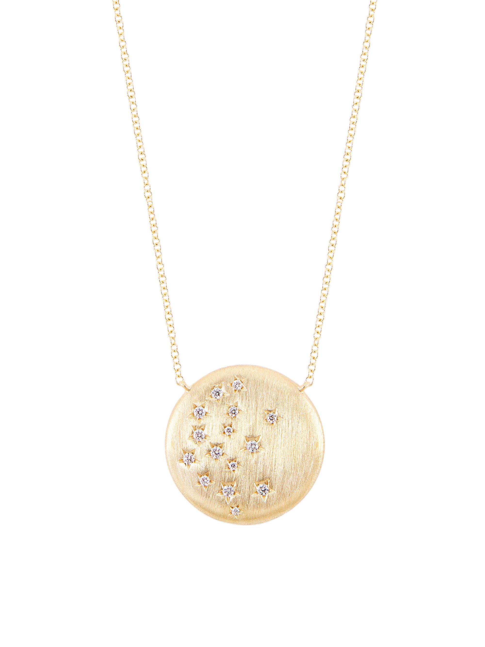 Saks Fifth Avenue Collection Women's 14K Yellow Gold & 0.14 TCW Diamond Star Pendant Necklace - Yellow Gold