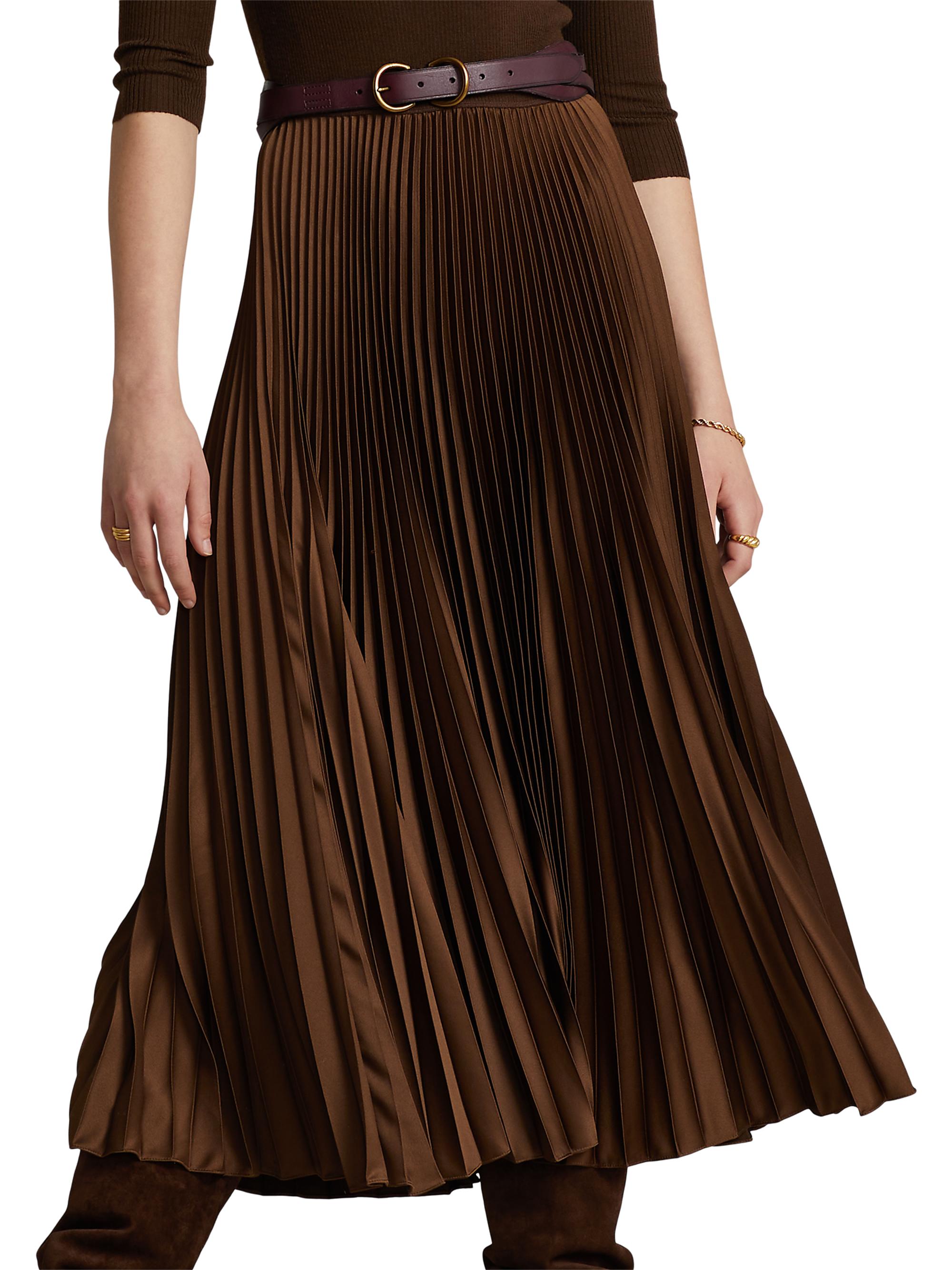 Polo Ralph Lauren Knit Pleated Midi-Dress | Saks Fifth Avenue