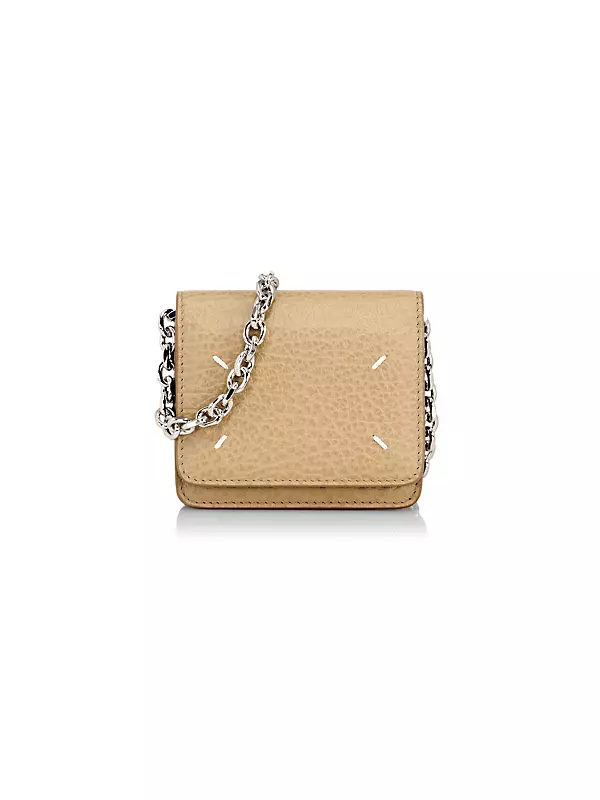Shop Maison Margiela Small Leather Chain Wallet | Saks Fifth Avenue