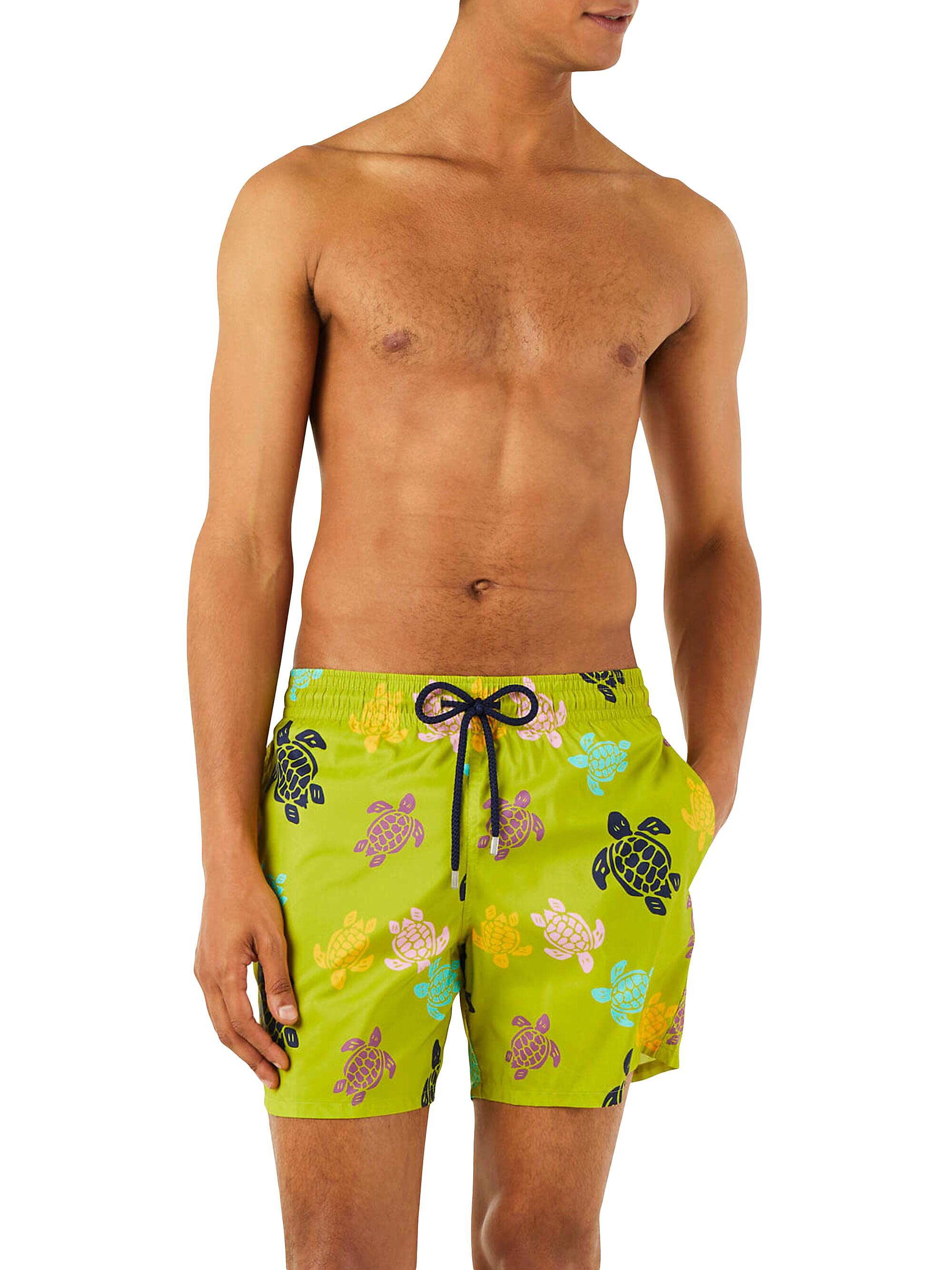 Vilebrequin Men's Ronde Des Tortues Swim Shorts - Matcha