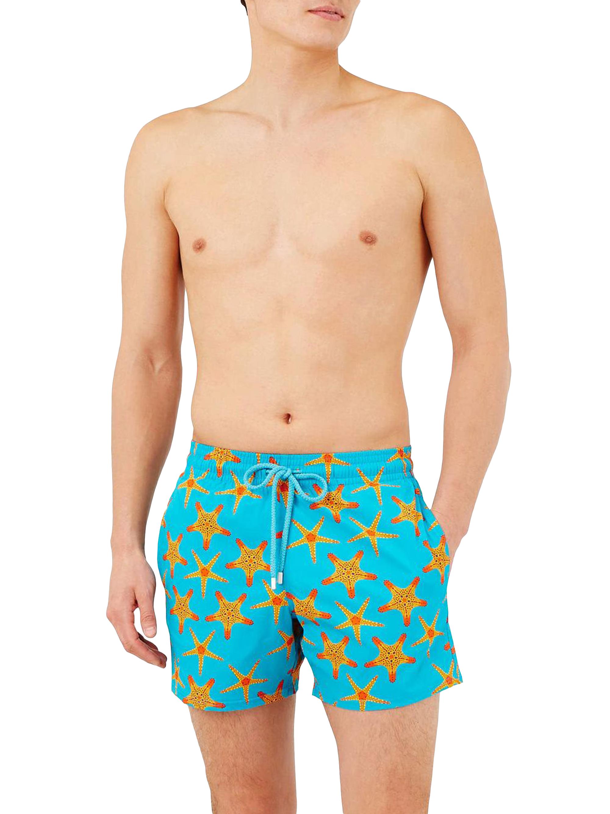 Vilebrequin Men's Starfish Dance Swim Shorts - Curacao