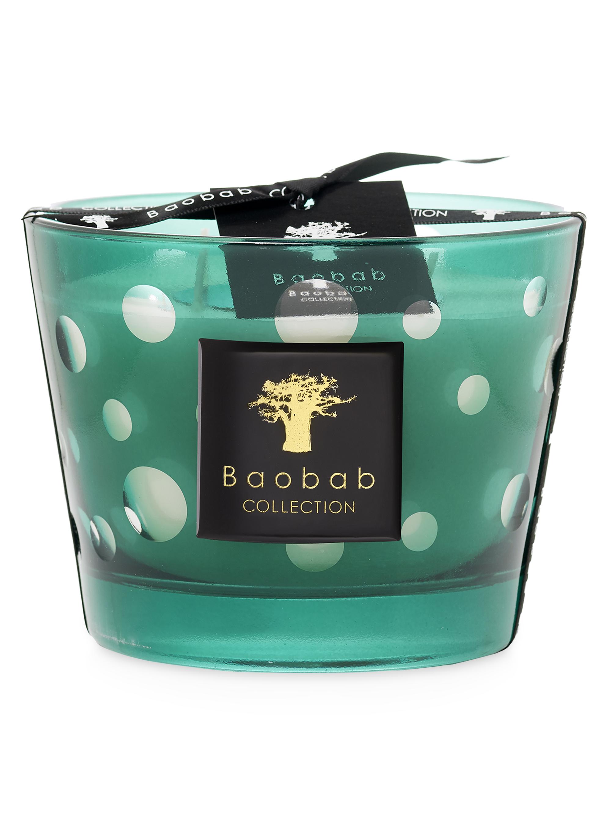 Baobab Collection Bubbles Green Max10 Candle - Green