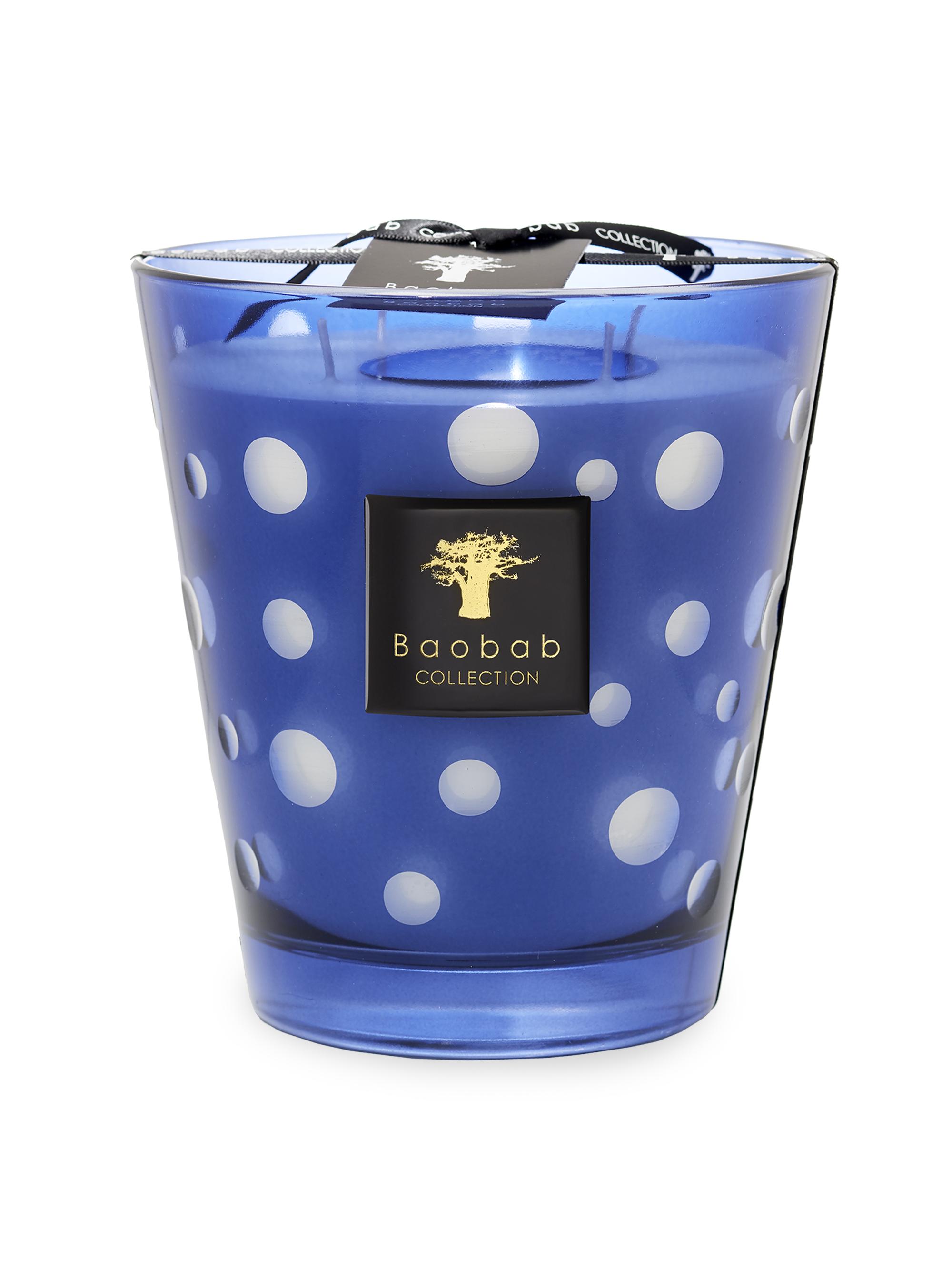 Baobab Collection Bubbles Blue Max16 Candle - Blue