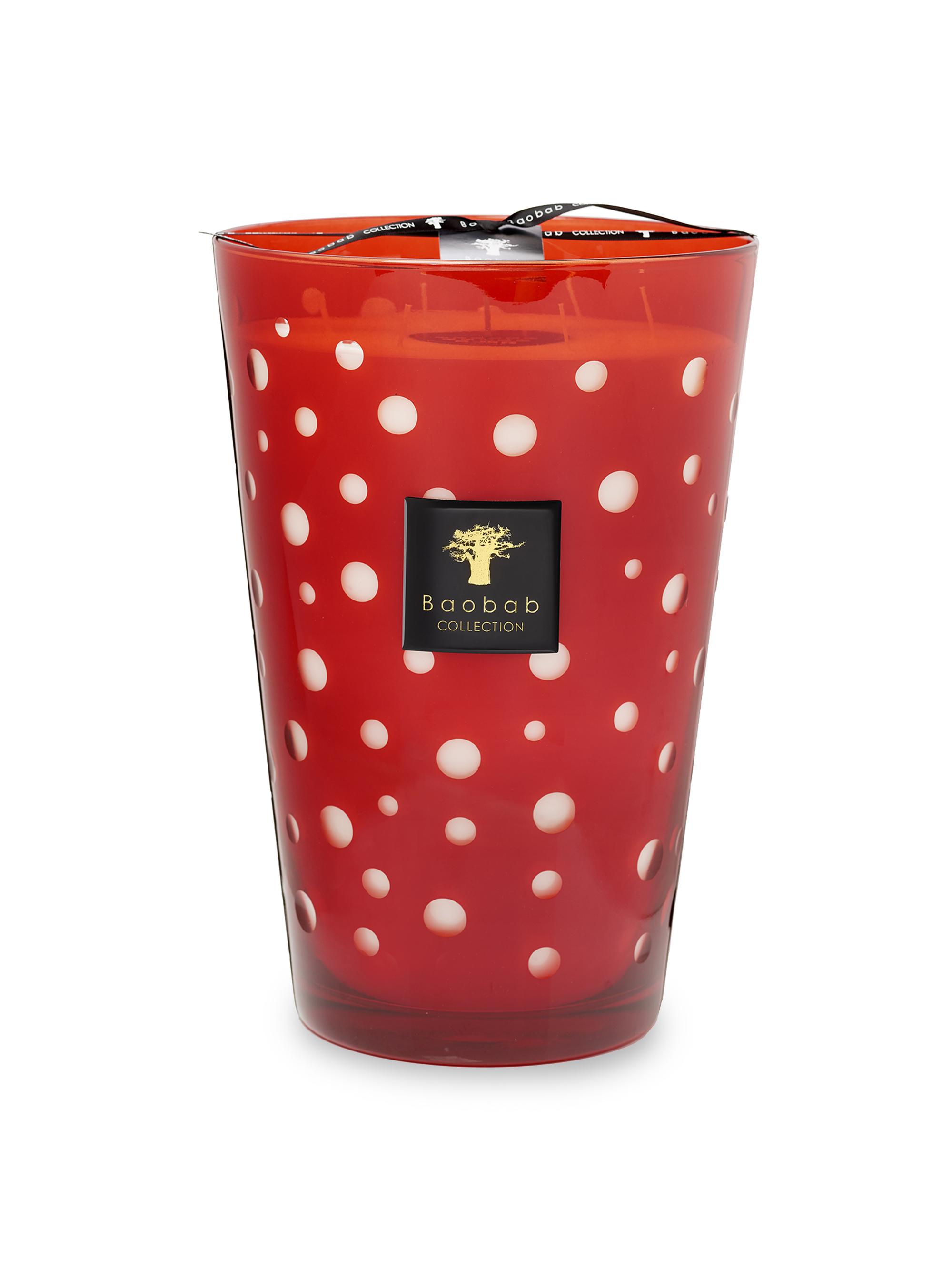 Baobab Collection Bubbles Red Max35 Candle - Red
