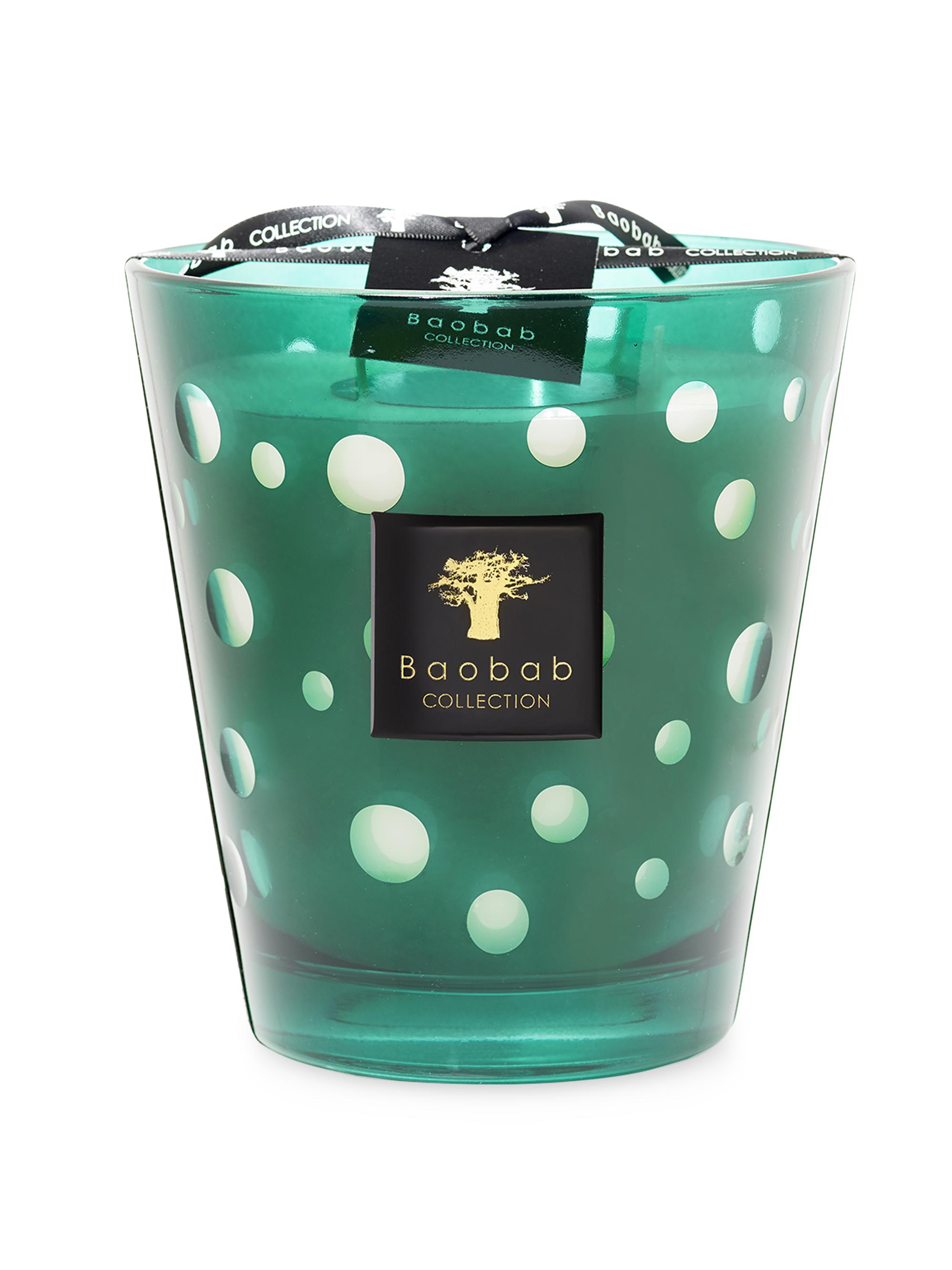 Baobab Collection Bubbles Green Max24 Candle - Green