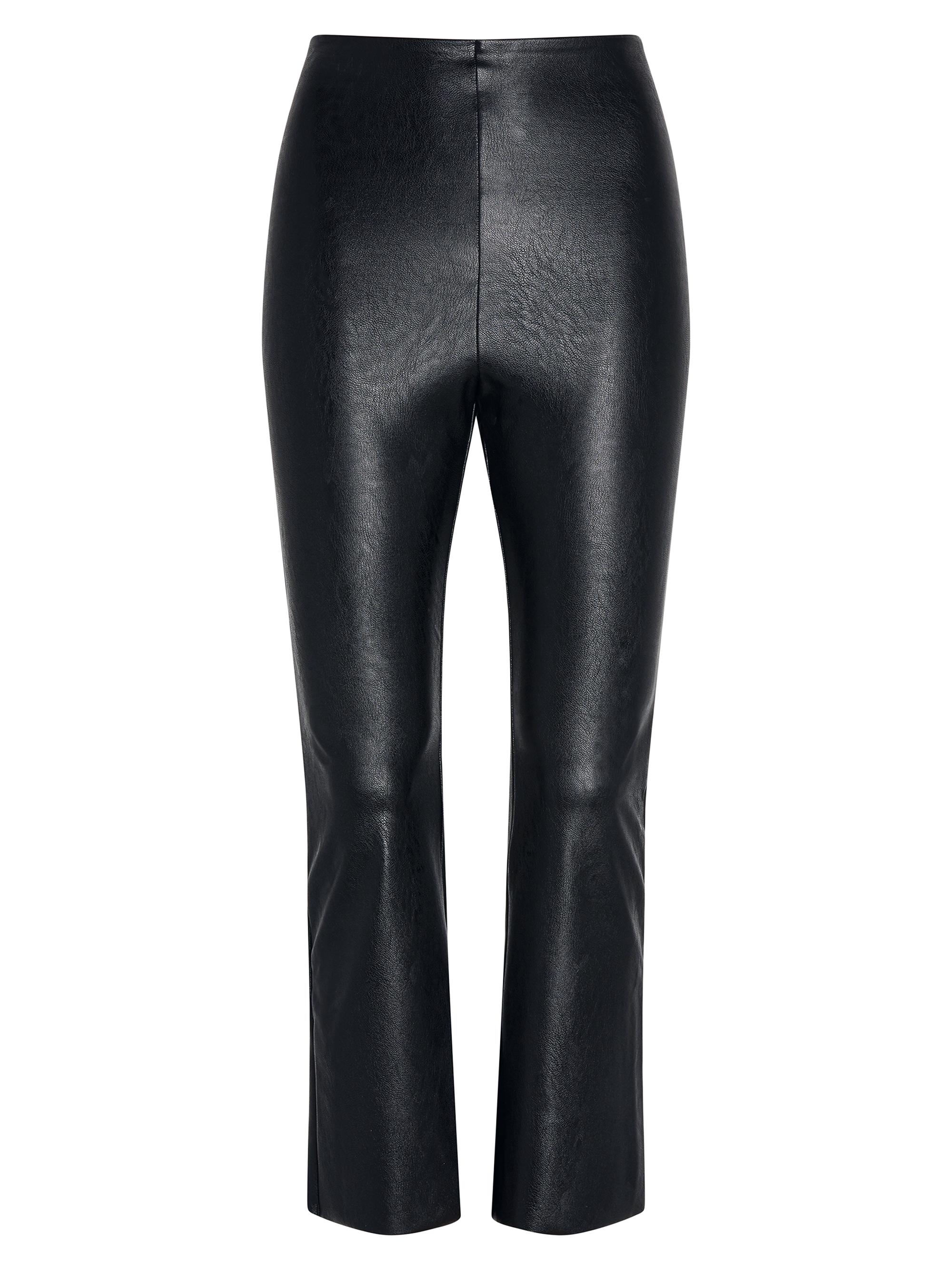 Mother ​The Insider Ankle-Crop Faux Leather Pants | Saks Fifth Avenue