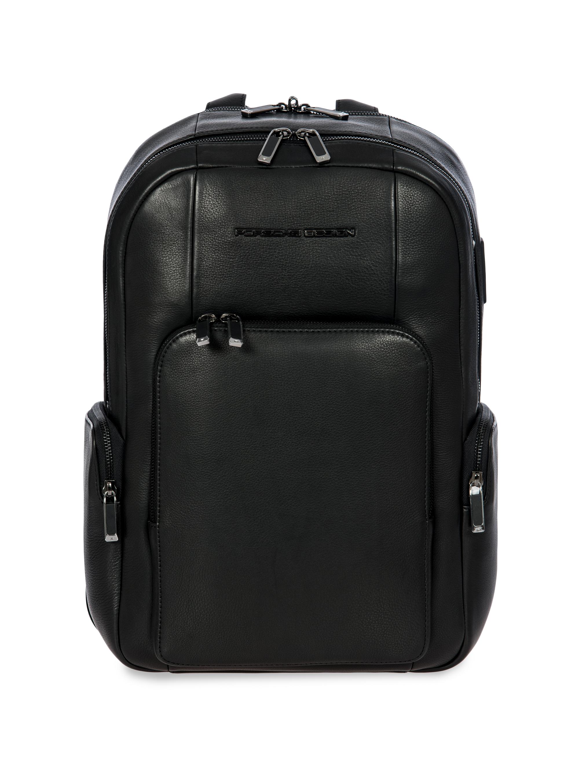 Porsche Design Men's Roadster Leather Backpack - Black