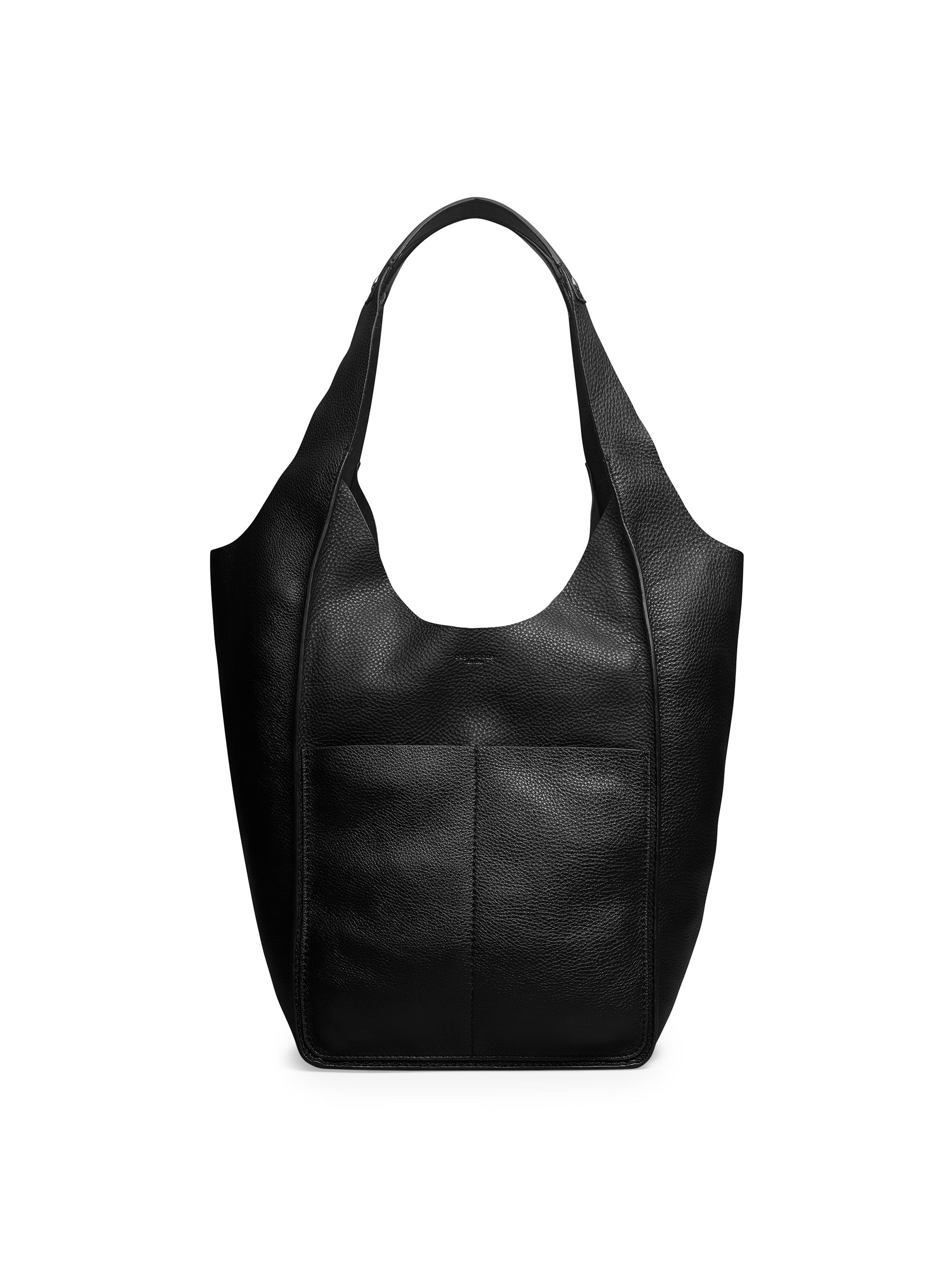 rag & bone Women's Logan Leather Shopper - Black