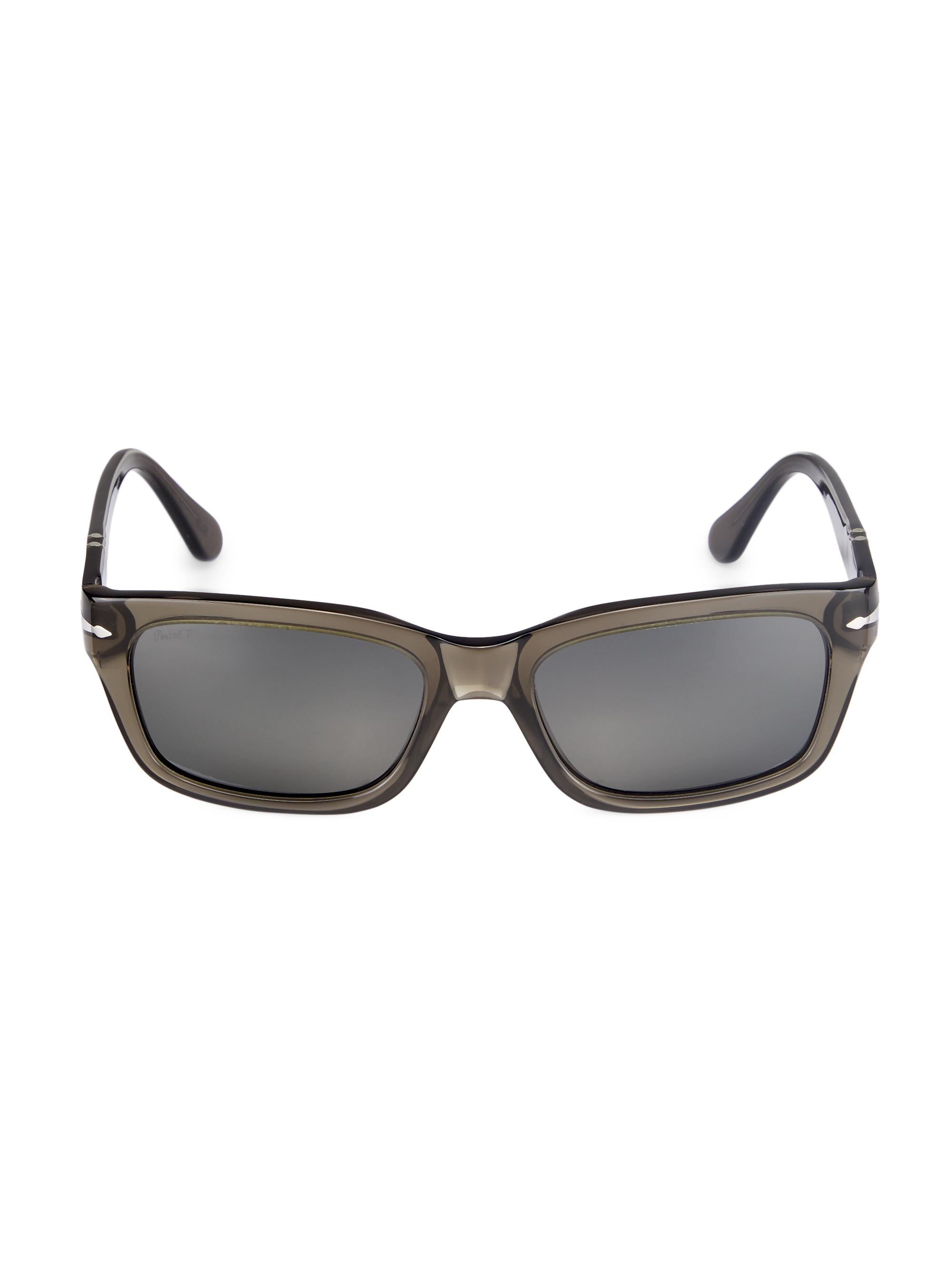 Oliver Peoples Men's 57MM Rectangular Sunglasses - Grey