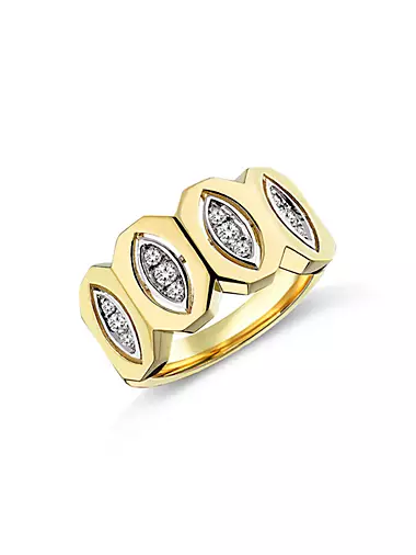Focus 14K Gold & Diamond Ring