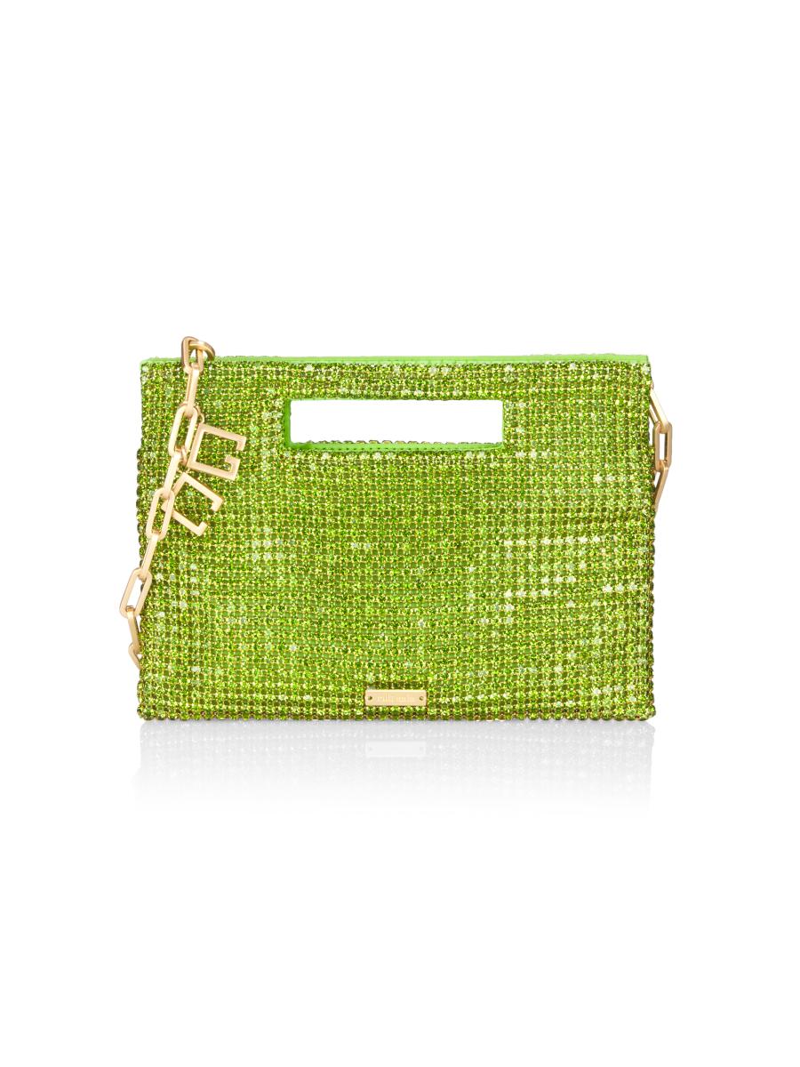 Cult Gaia Mini Lucinda Rhinestone Mesh Shoulder Bag | Saks Fifth
