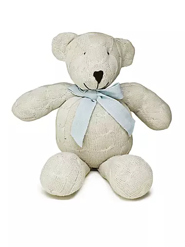 Baby's, Little Kid's, & Kid's Plush Cable Knit Teddy Bear