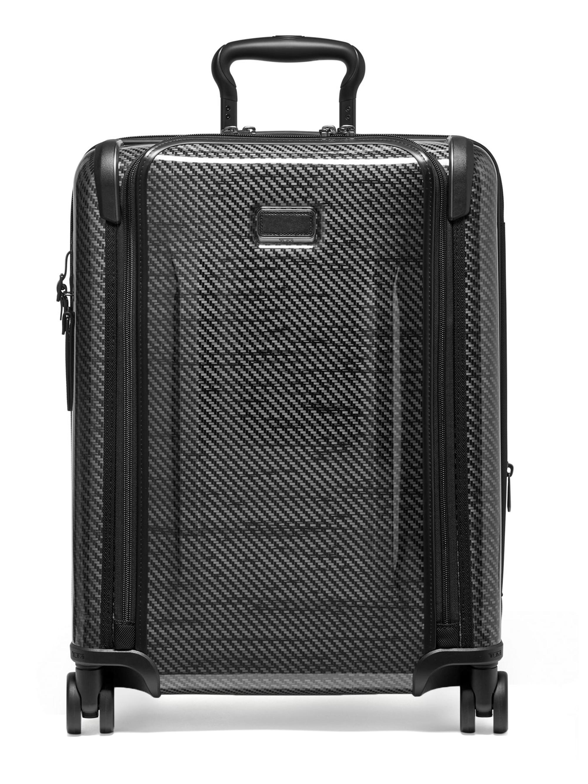 TUMI Men's Tegra-Lite Continental Front Pocket Carry-On Suitcase - Black Graphite