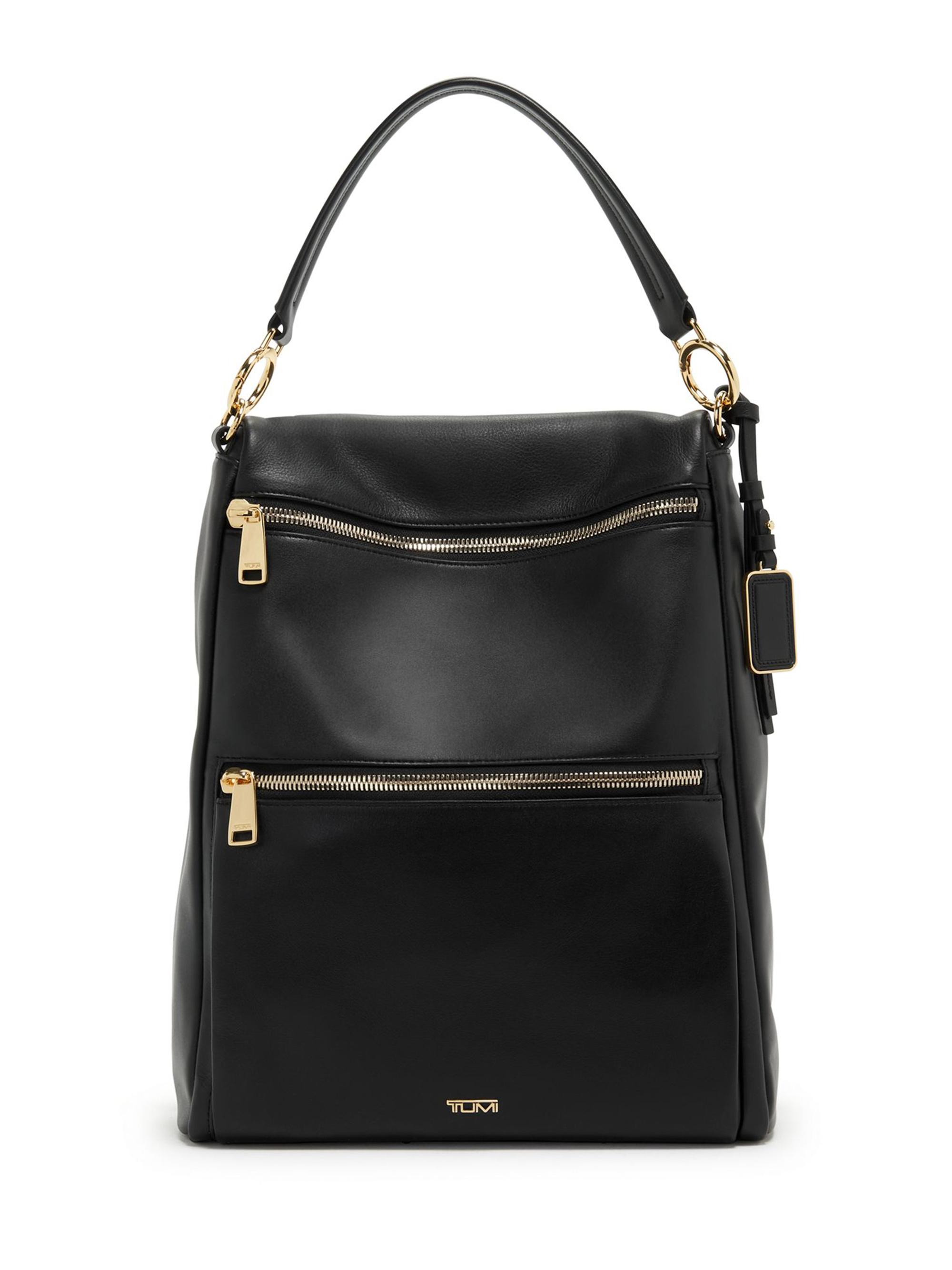 TUMI Men's Liv Convertible Backpack-Tote Bag - Black