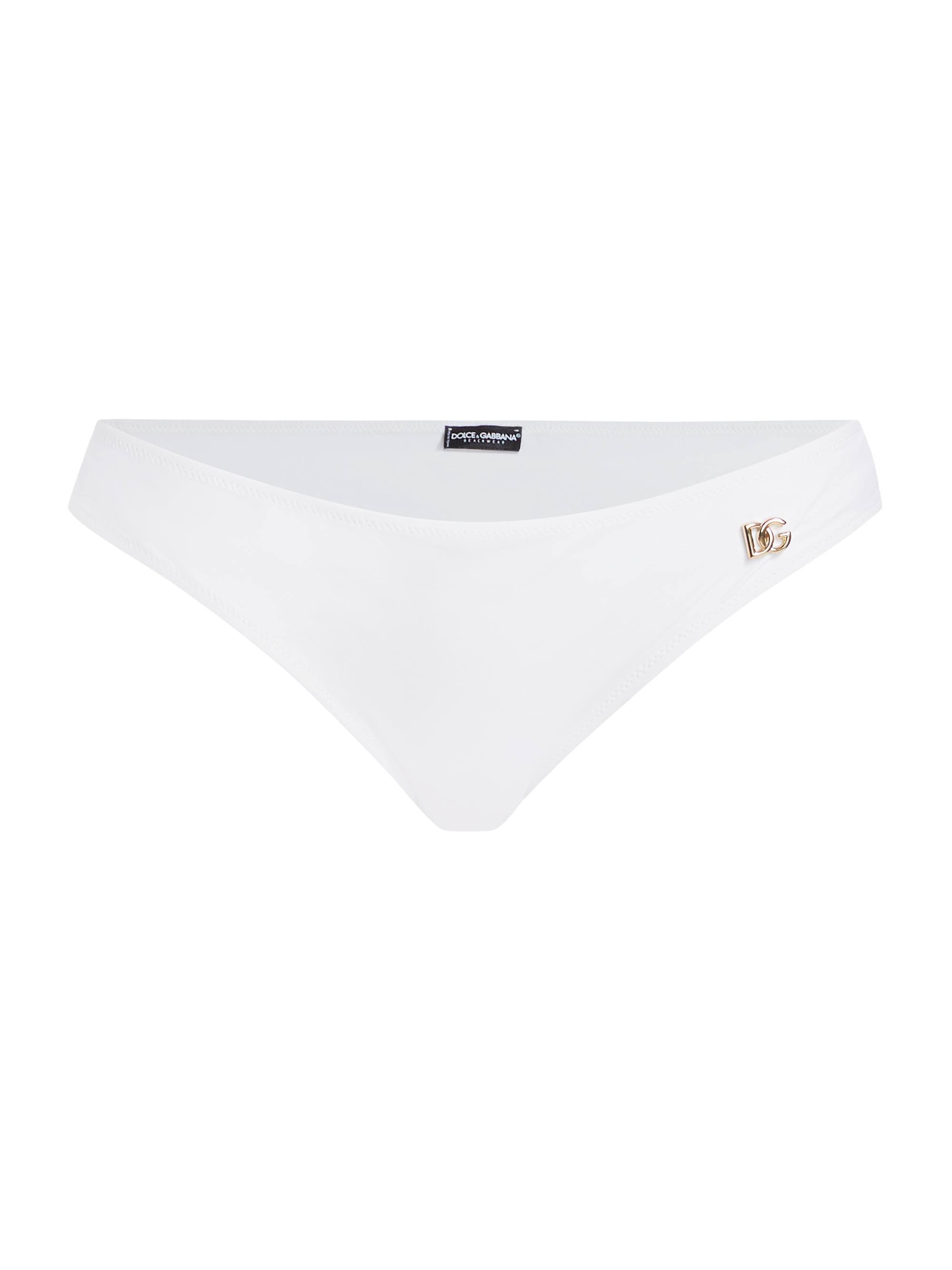 Dolce & Gabbana Women's Low-Rise Bikini Bottom - White