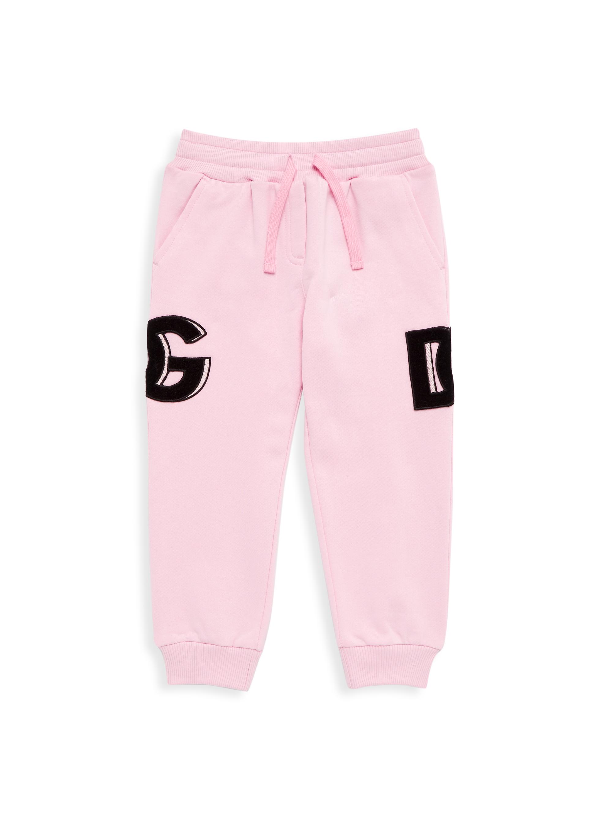 Dolce & Gabbana Little Girl's & Girl's DG Joggers - Pink
