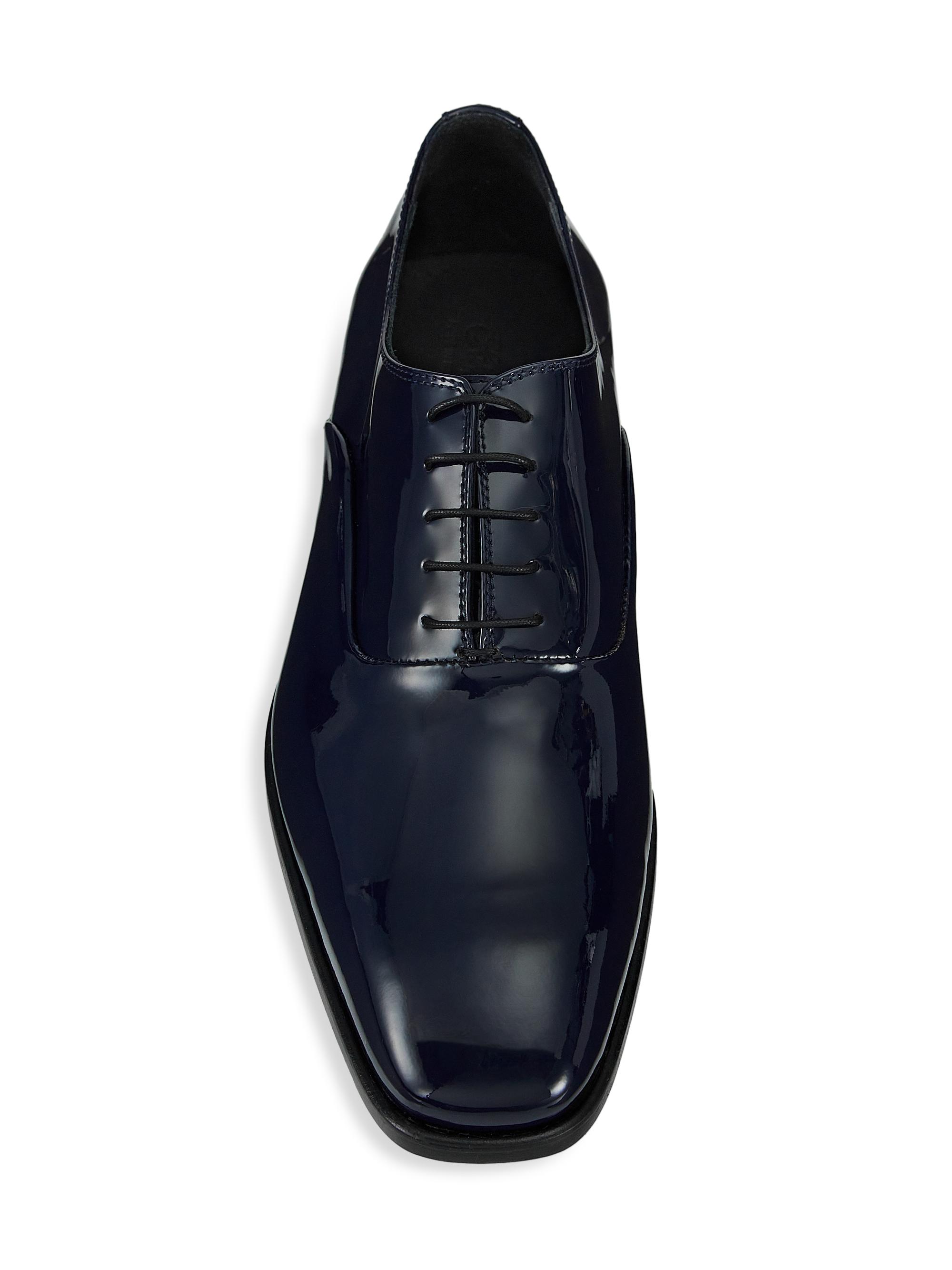 Shop Saks Fifth Avenue COLLECTION Patent Leather Dress Shoes | Saks ...