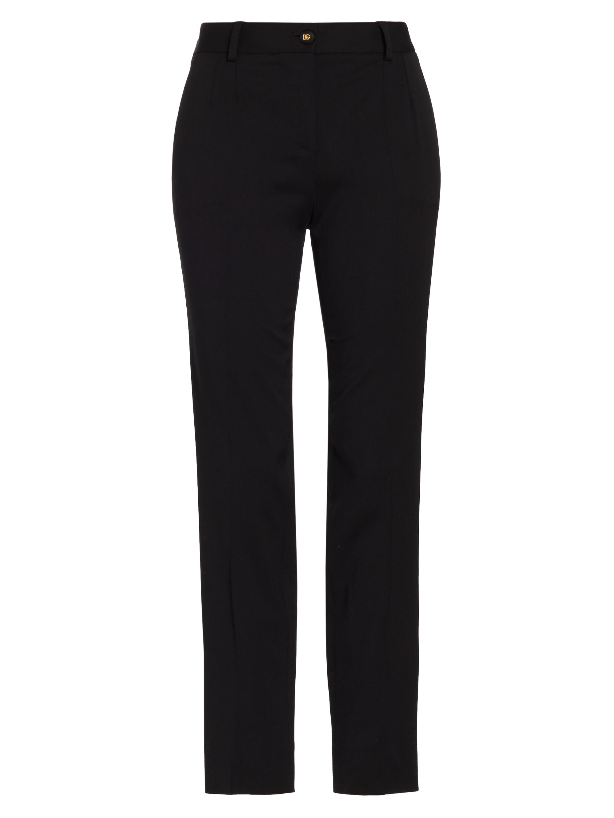 Dolce & Gabbana Women's Kate Stretch Wool Slim-Fit Pants - Black | Thumbnail 8