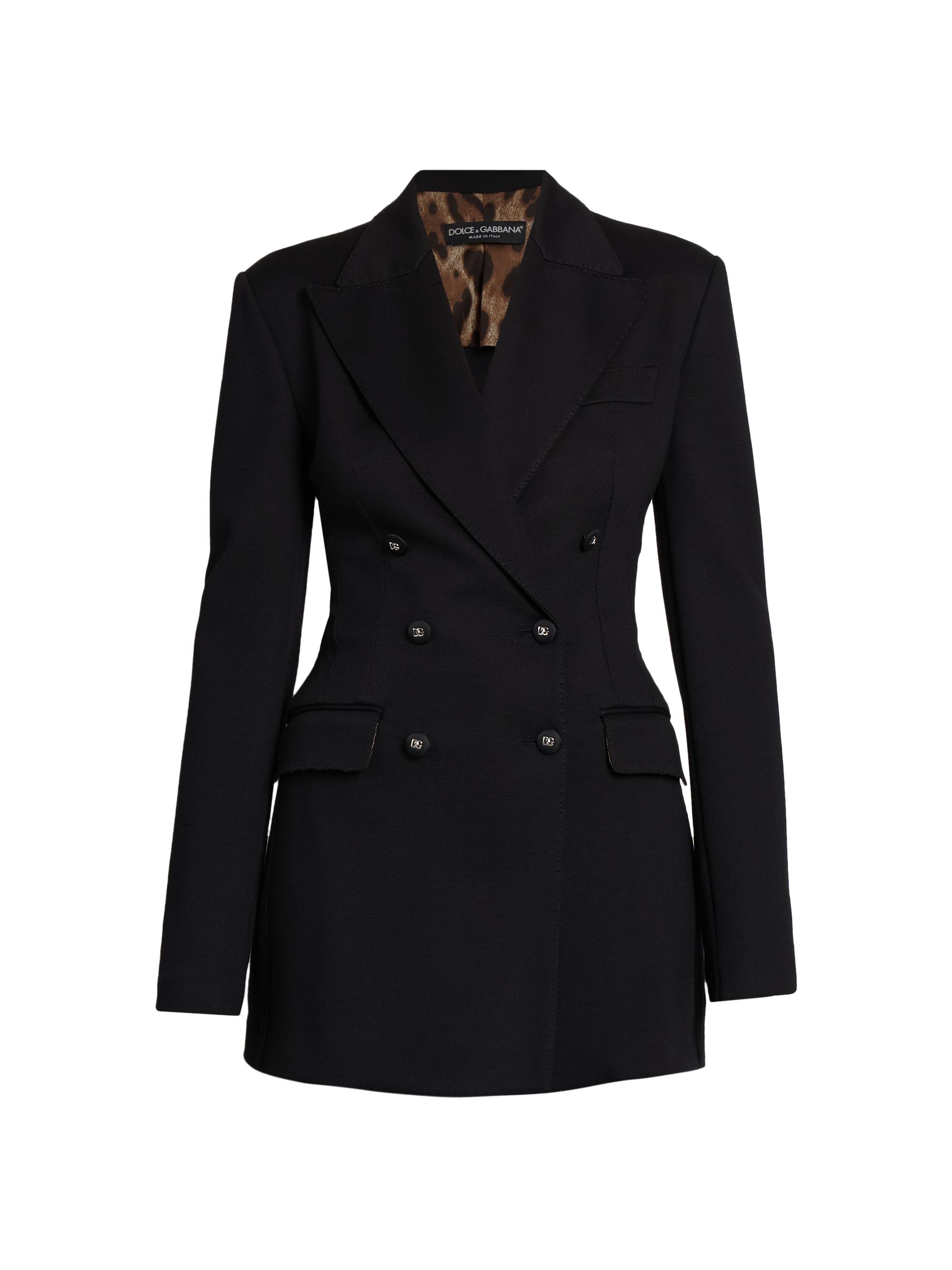 Dolce & Gabbana Women's Formfitting Double-Breasted Jacket - Nero