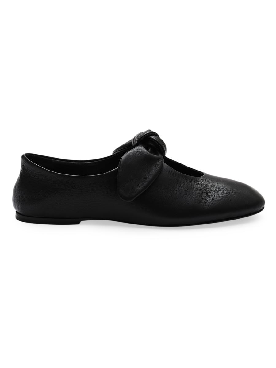 【送料&関税込】The Row Bow Detailed Slip-on Flat Shoes 送料&関税込】The Row Bow Detailed Slip-on Flat Shoes (The