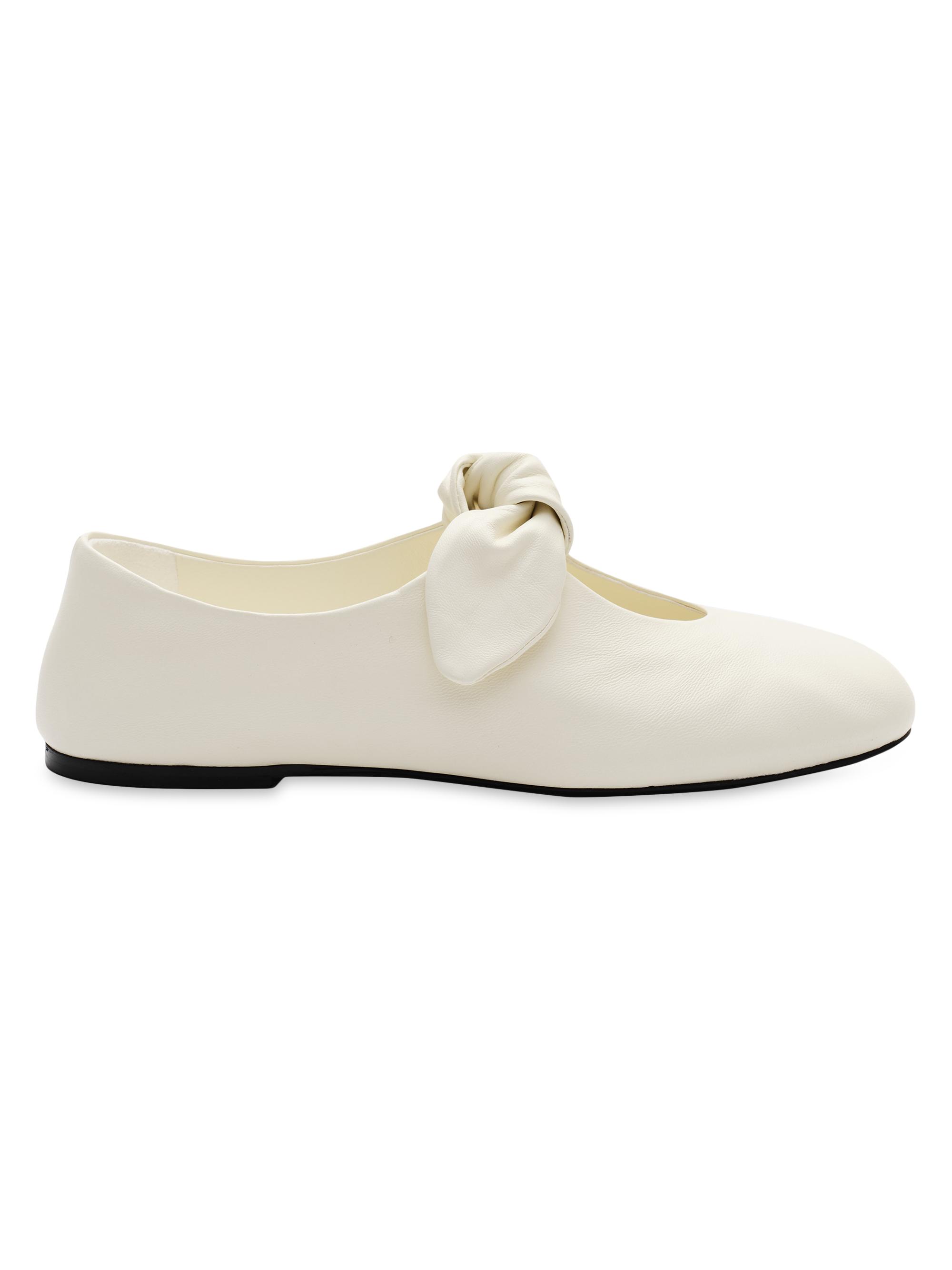 Co Women's Bow Leather Flats -