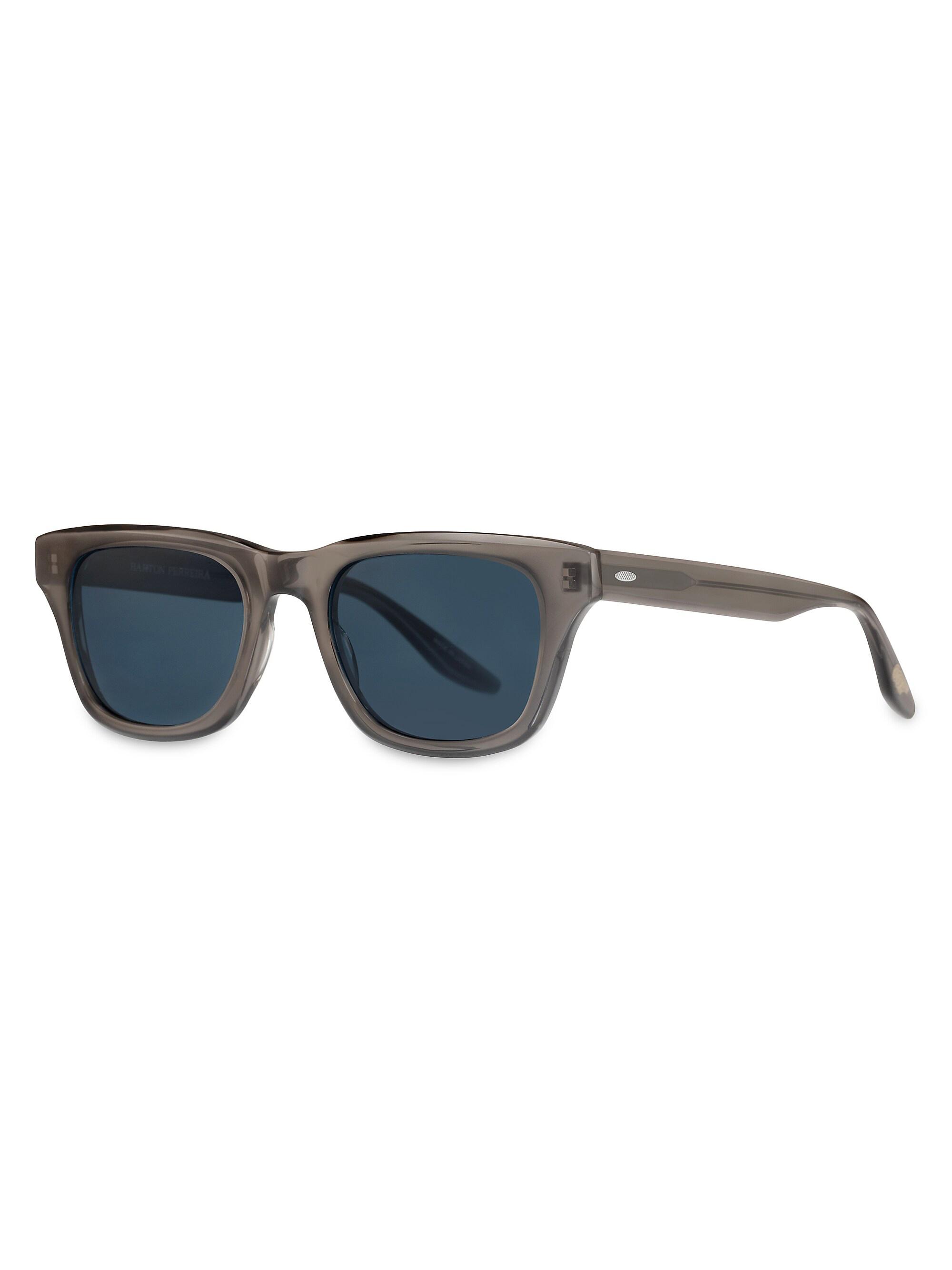 Barton Perreira Men's Thunderball 51MM Square Sunglasses - Brown Blue