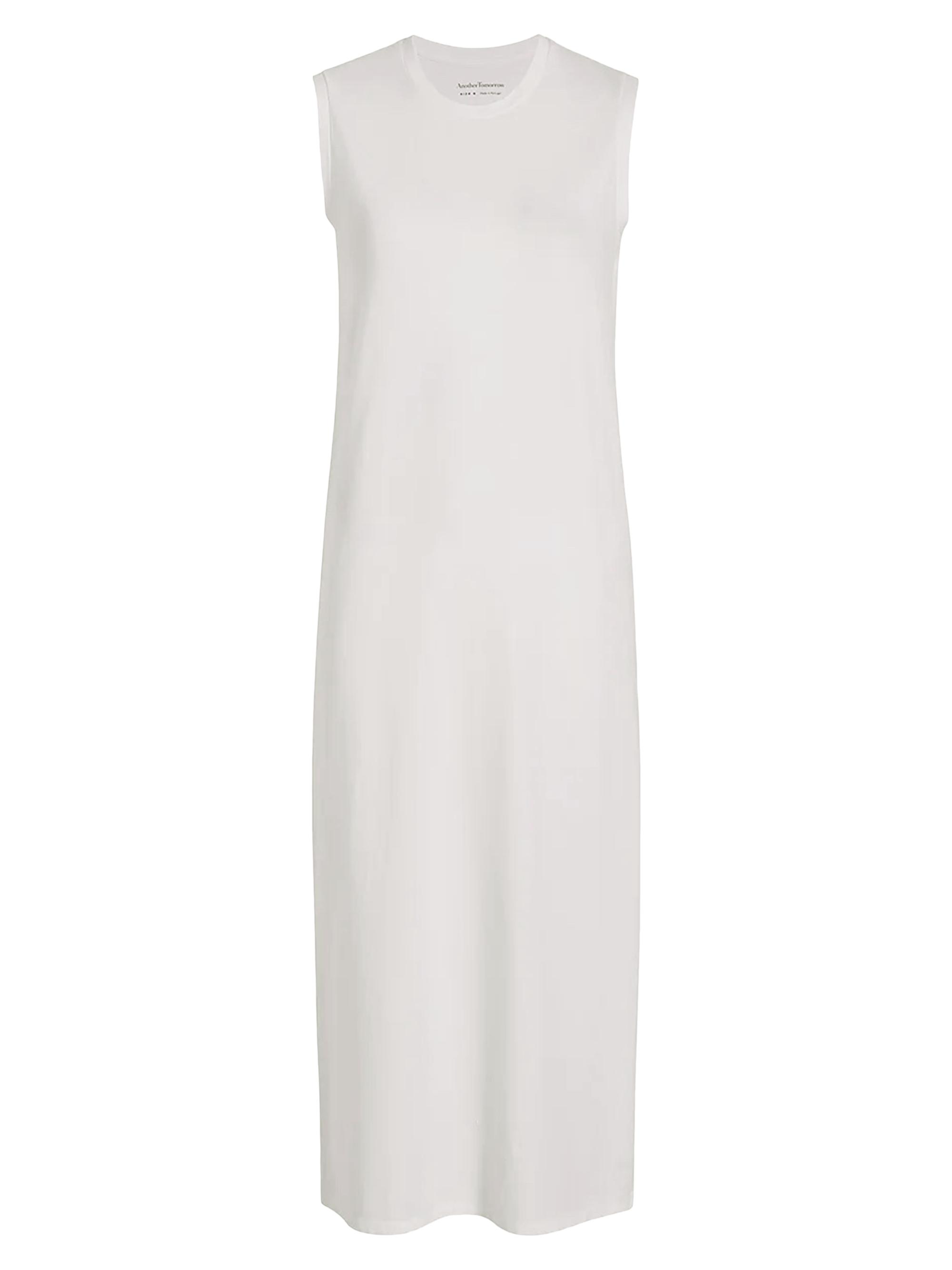 Another Tomorrow Women's Sleeveless T-Shirt - White