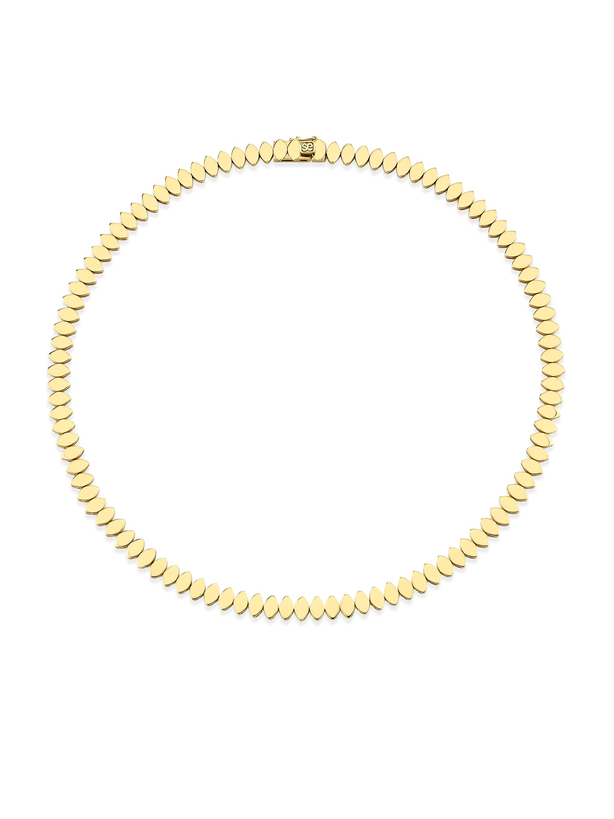 Sydney Evan Women's 14K Yellow Gold Marquise Necklace - Gold