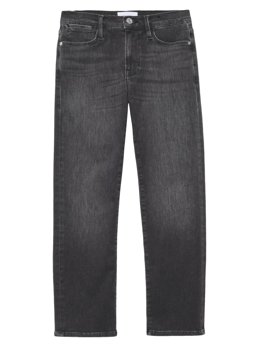 【関税込み】FRAME インディゴ Le High Straight ジーンズ FRAME Le High Straight Ankle Jeans | Neiman Marcus