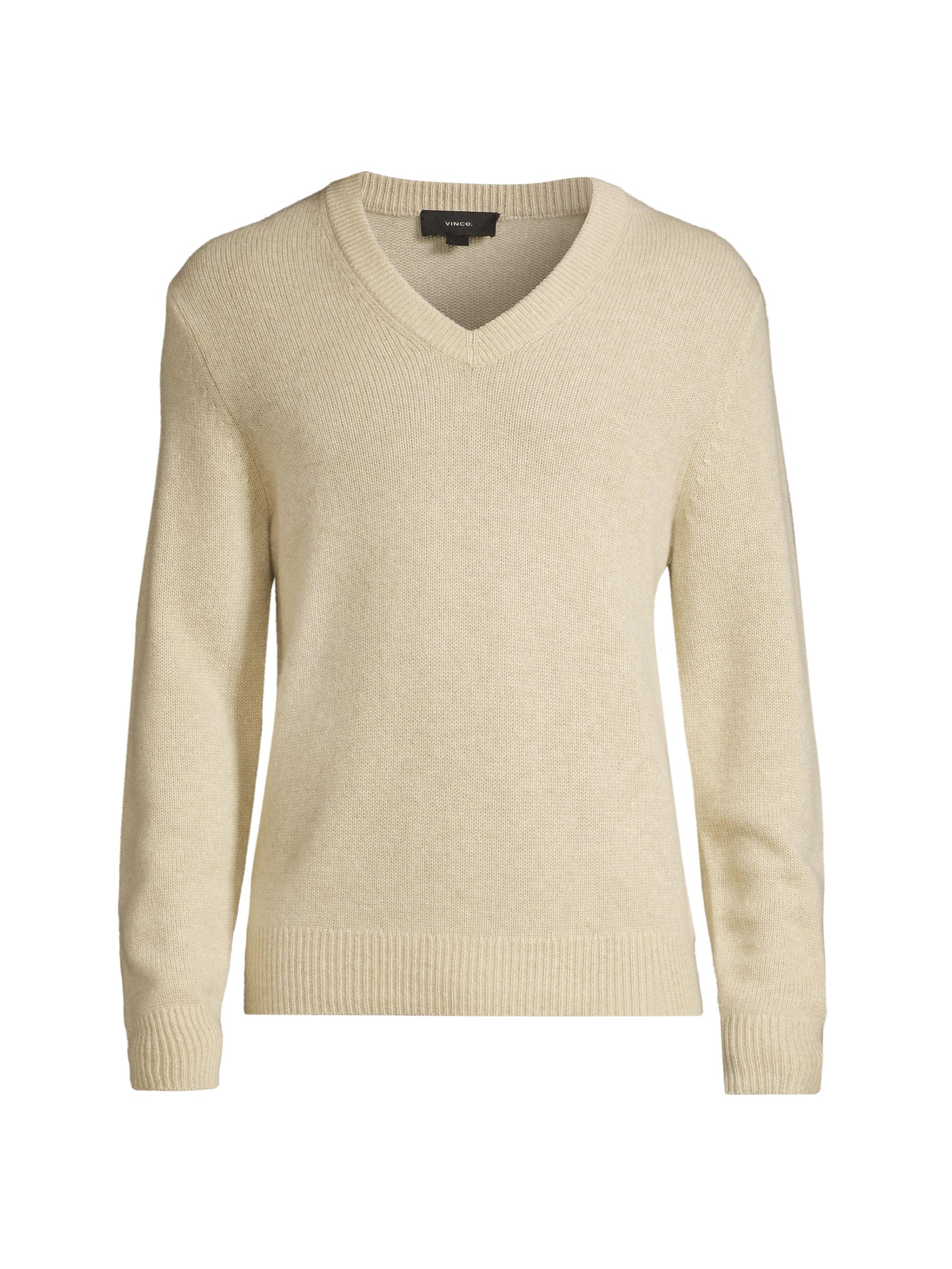 Vince Men's V-Neck Cashmere Sweater - Heather Runyon
