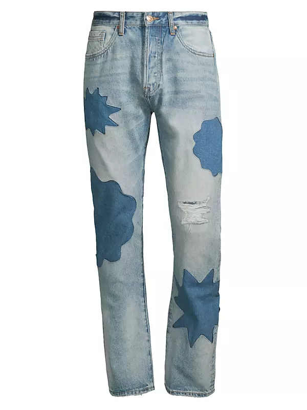 Shop Billionaire Boys Club Comet Patchwork Jeans