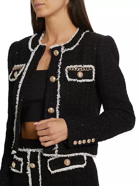 Shop Generation Love Serena Contrast Tweed Jacket