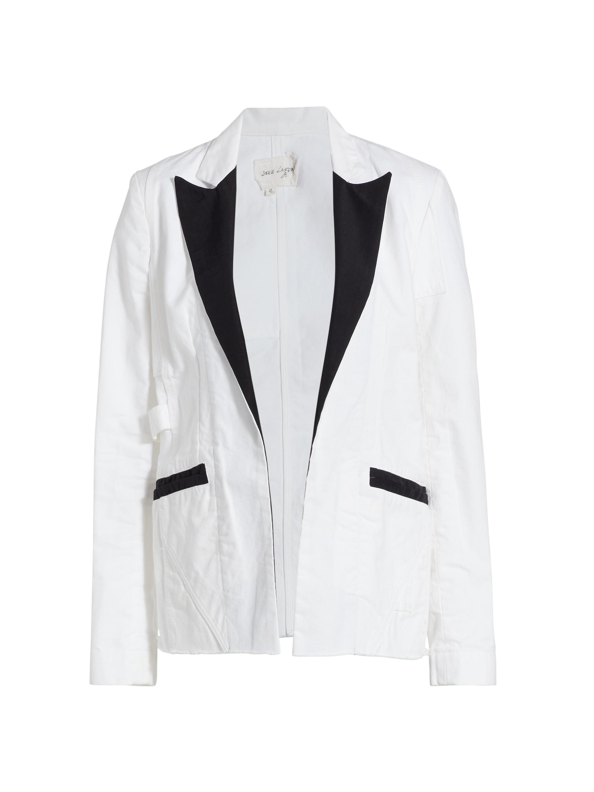 Greg Lauren Open-Front Denim Jacket | Saks Fifth Avenue