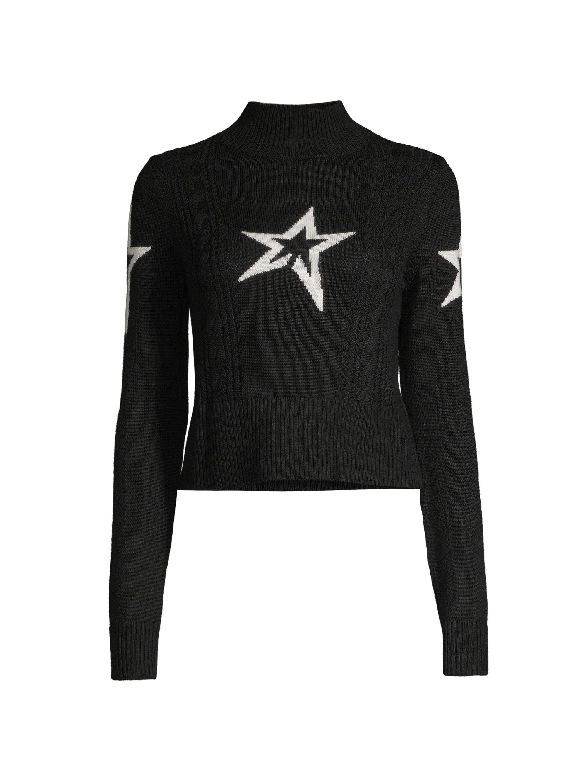 Cable-Knit Wool Sweater