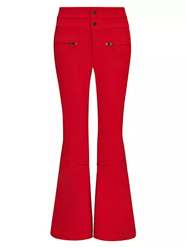Women's Red Designer Cropped & Culottes