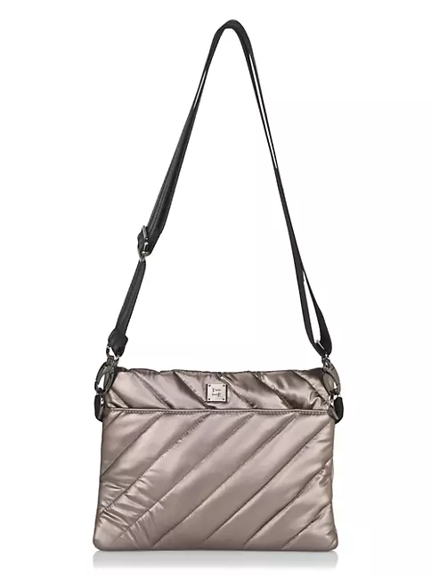 Think Royln The Diagonal Bum Bag 2.0 Pearl Latte – On the Go Boutique LLC