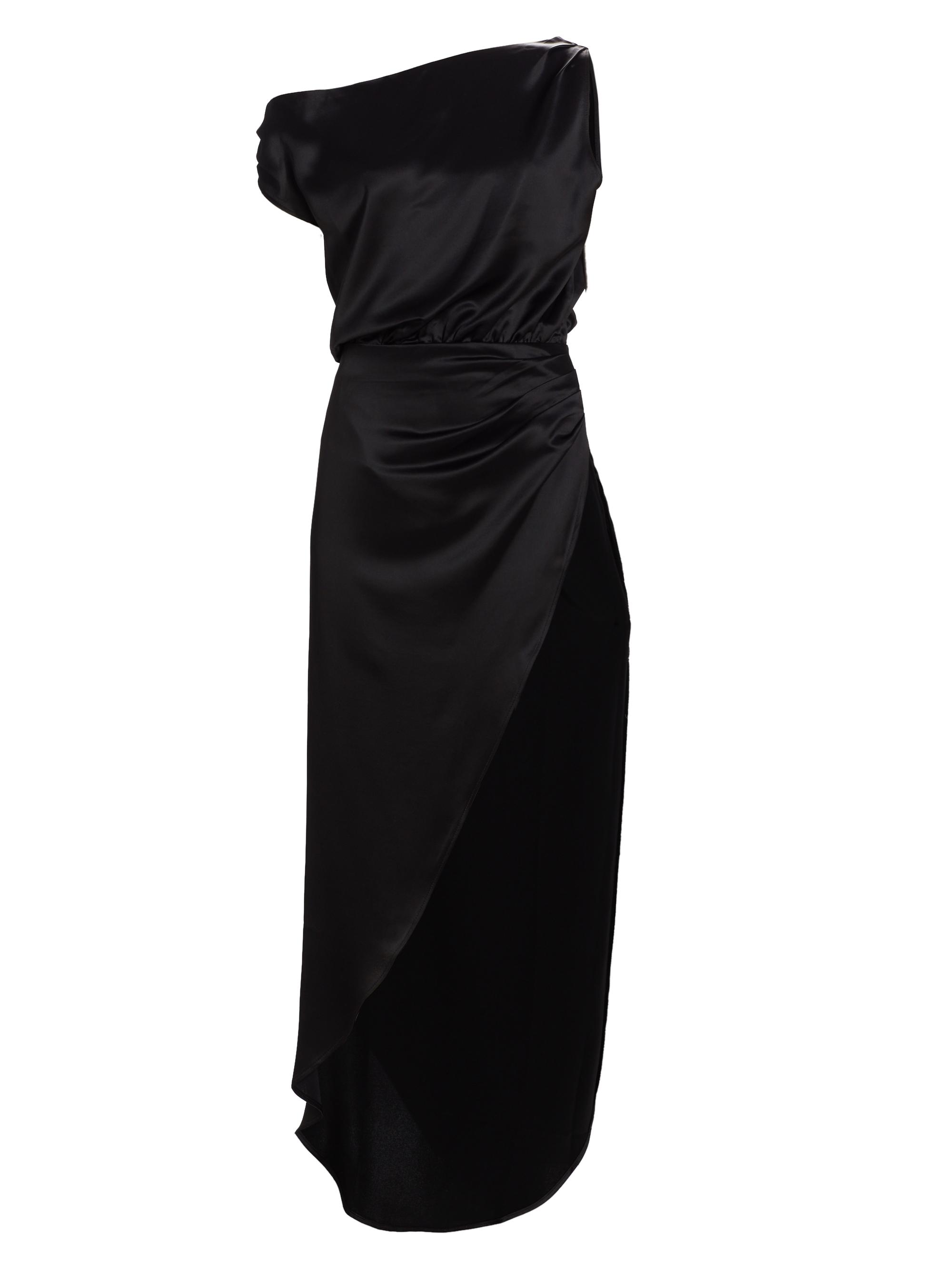 Nonchalant Label Women's Dinah Draped Dress - Black