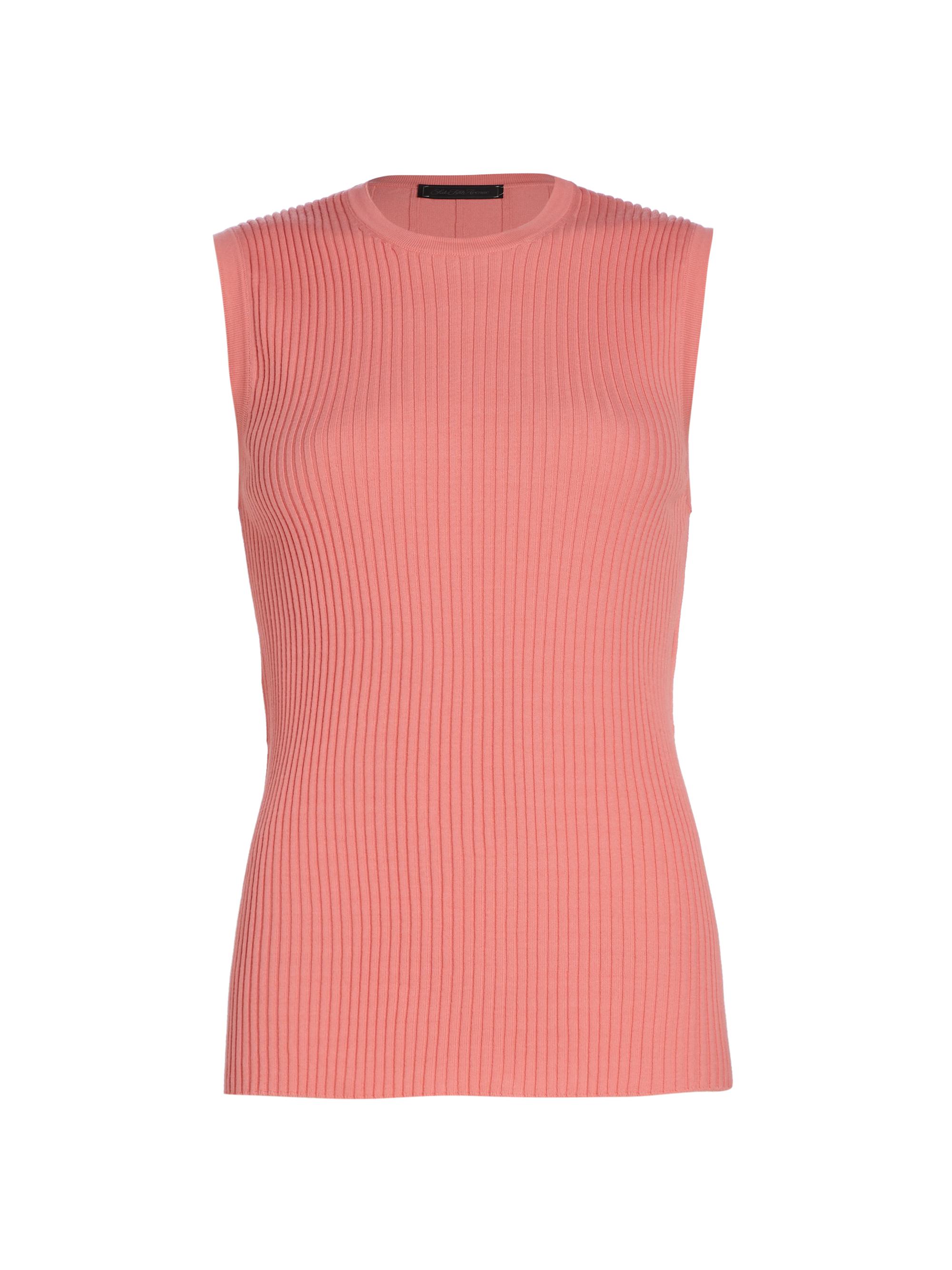 Saks Fifth Avenue Women's COLLECTION Cotton Sleeveless Shell - Rose