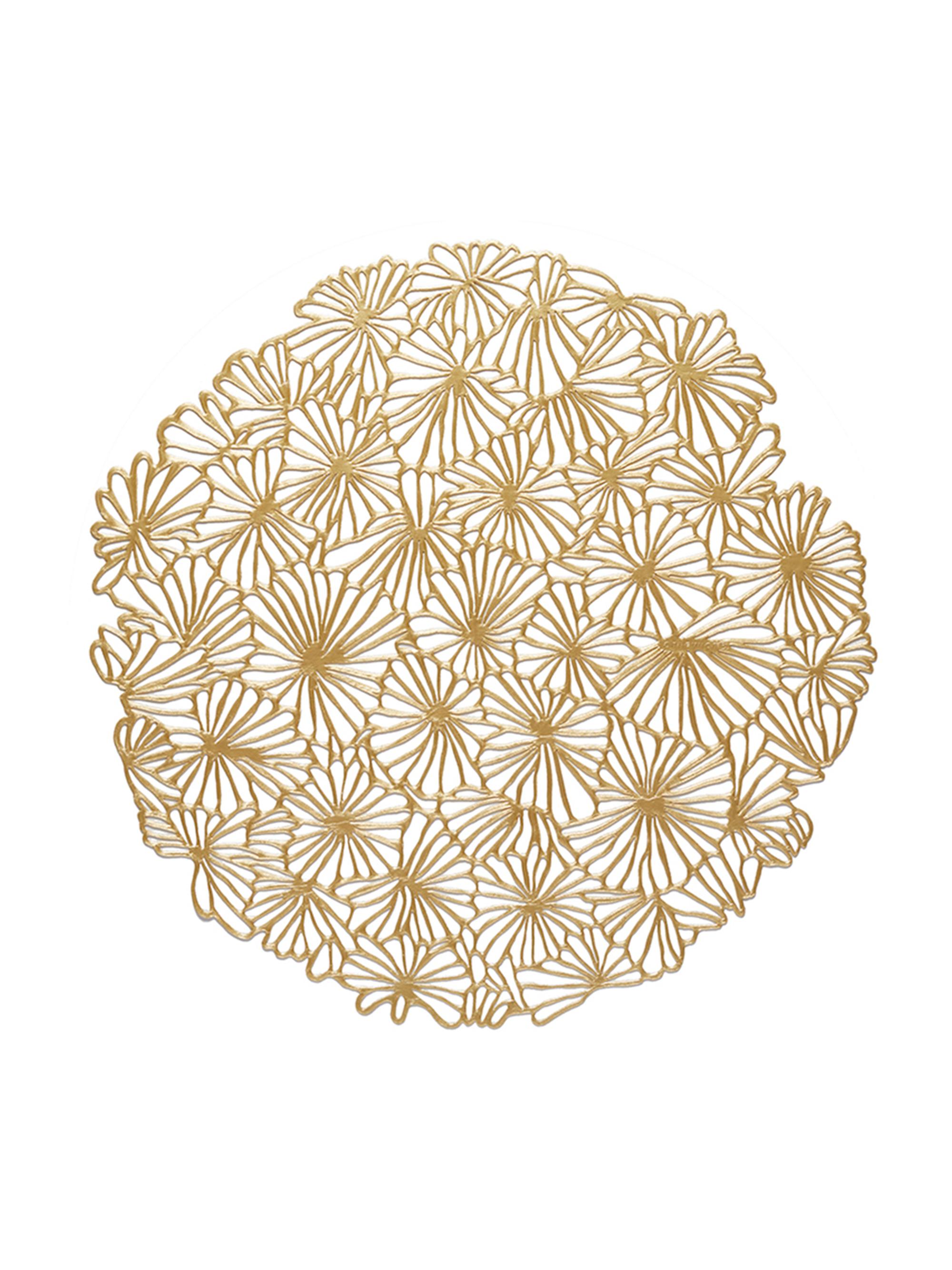 Chilewich Pressed Daisy Placemat - Gilded