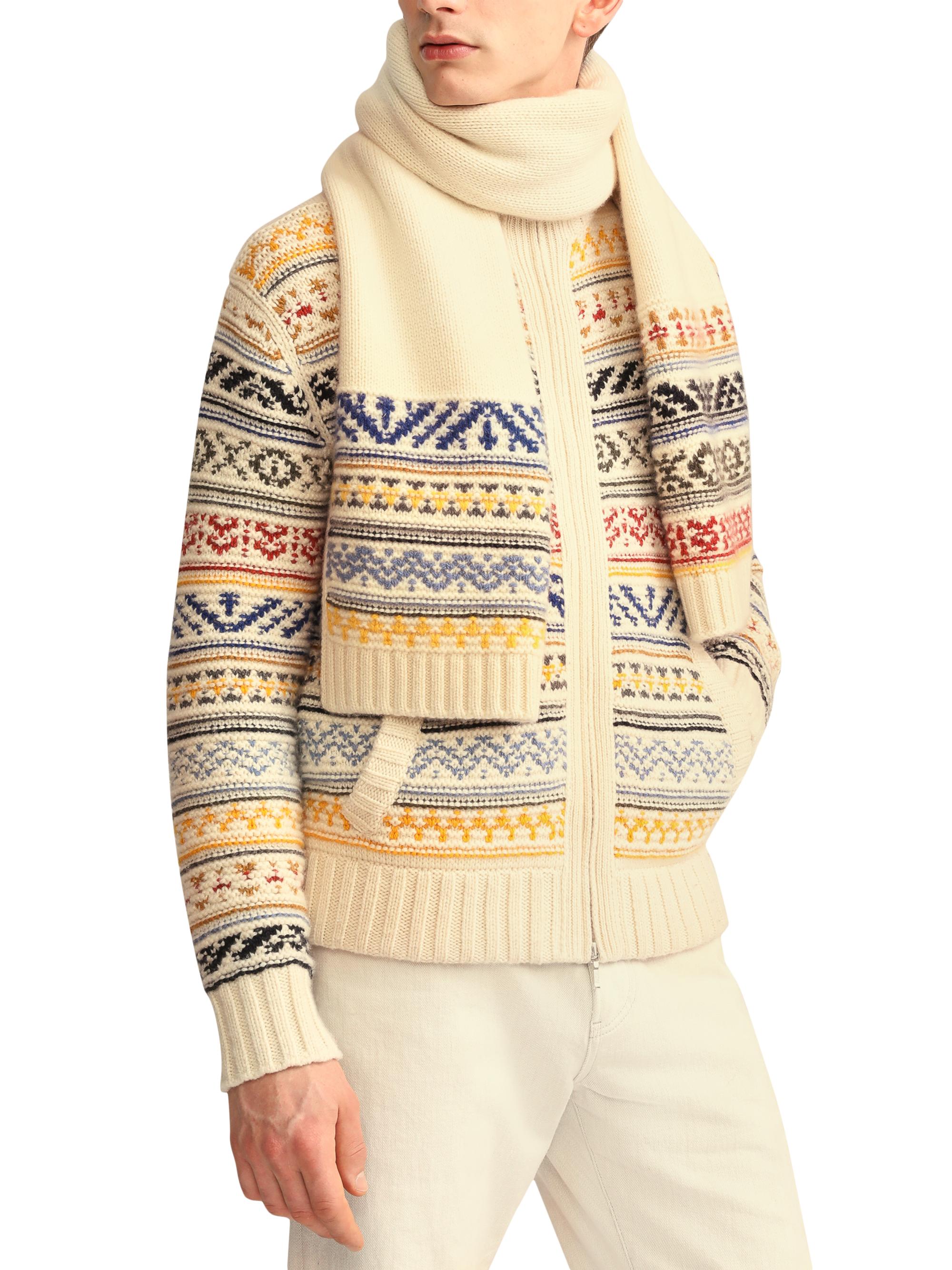 Loro Piana Sciarpa Knitted Cashmere Scarf Saks Fifth Avenue