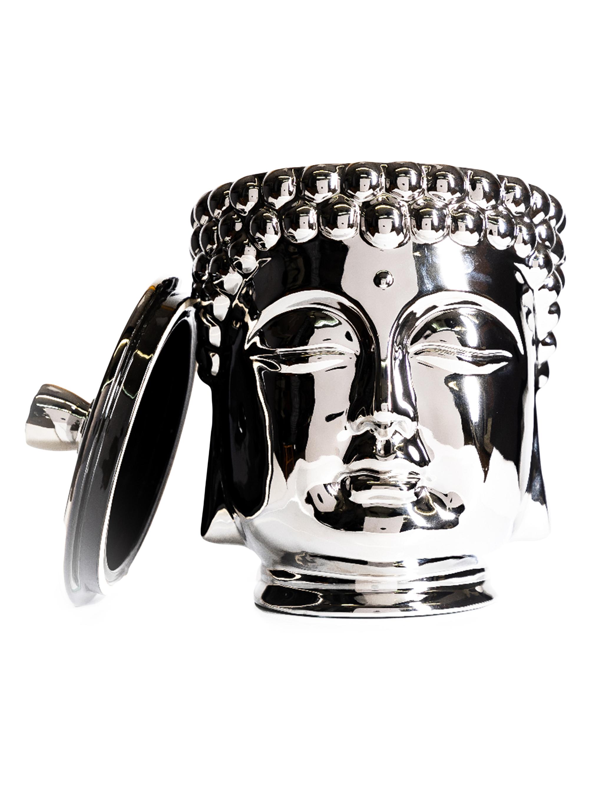 Thompson Ferrier Buddha Grande Scented Candle - Silver