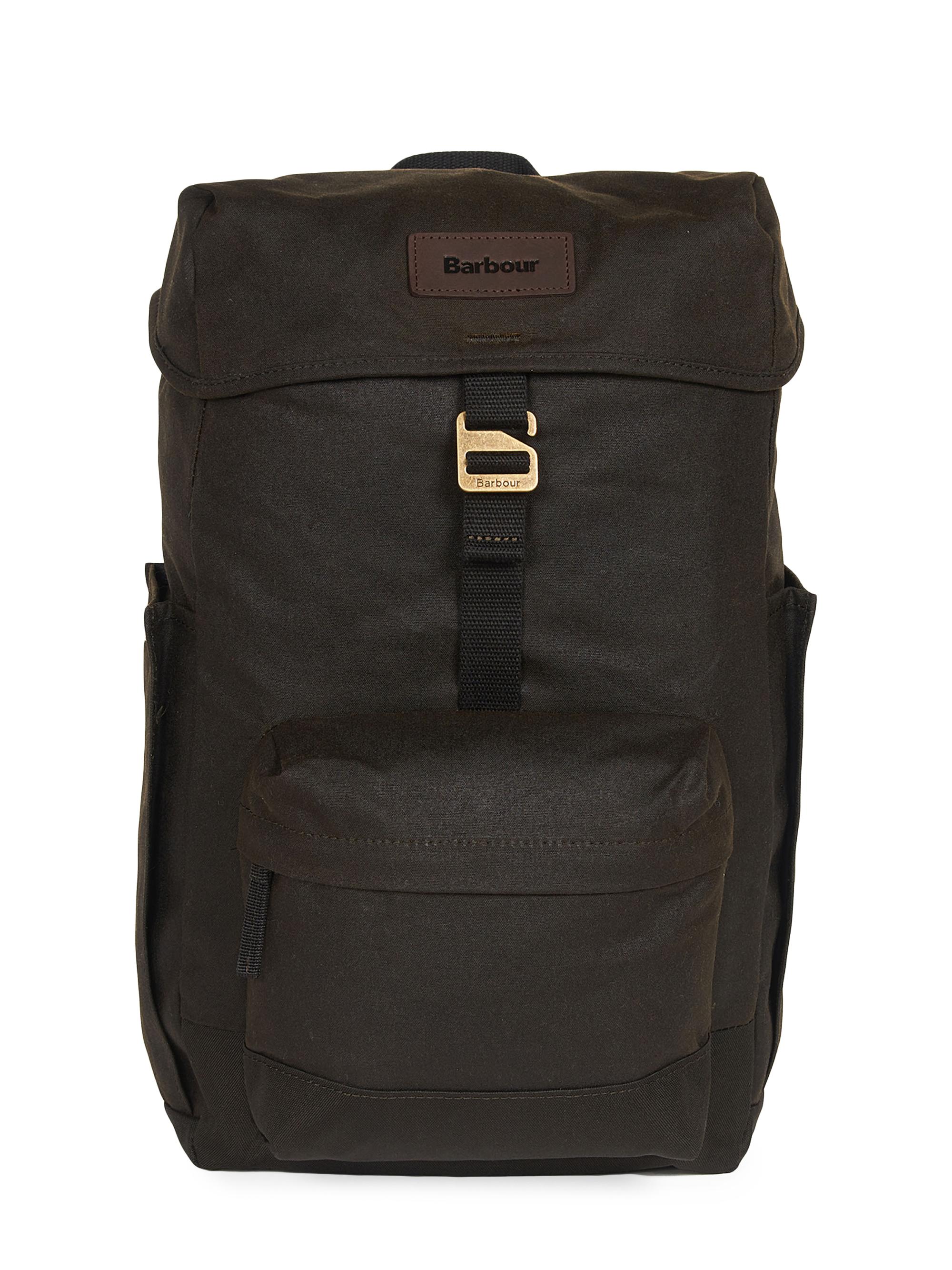 Barbour Men's Essential Waxed Canvas Backpack - Olive