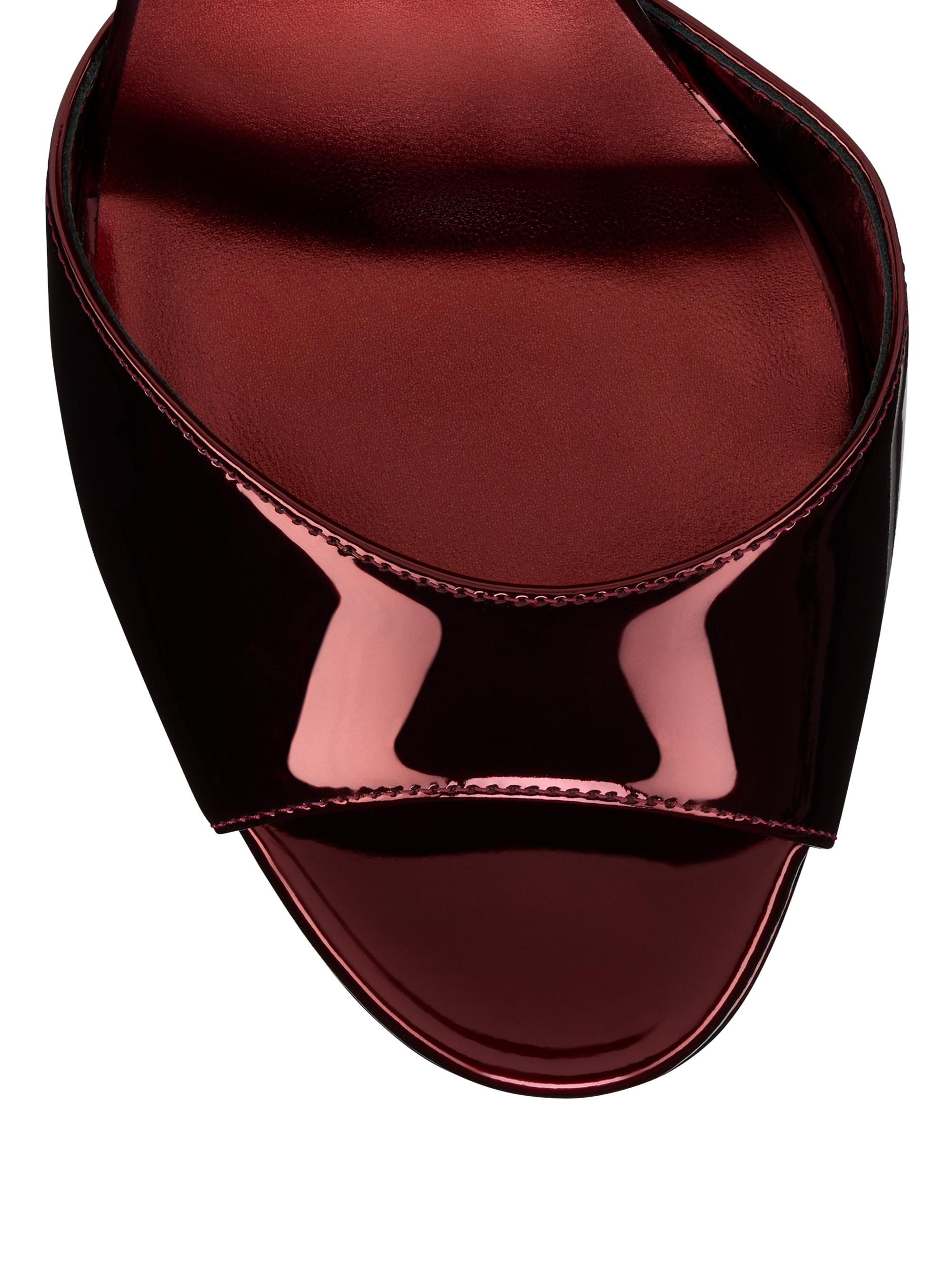 Christian Louboutin Sandaloo 130MM Metallic Leather Platform