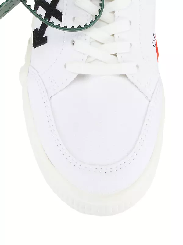 Off-White Low Vulcanized Full Leather Sneaker - Men's - Free Shipping